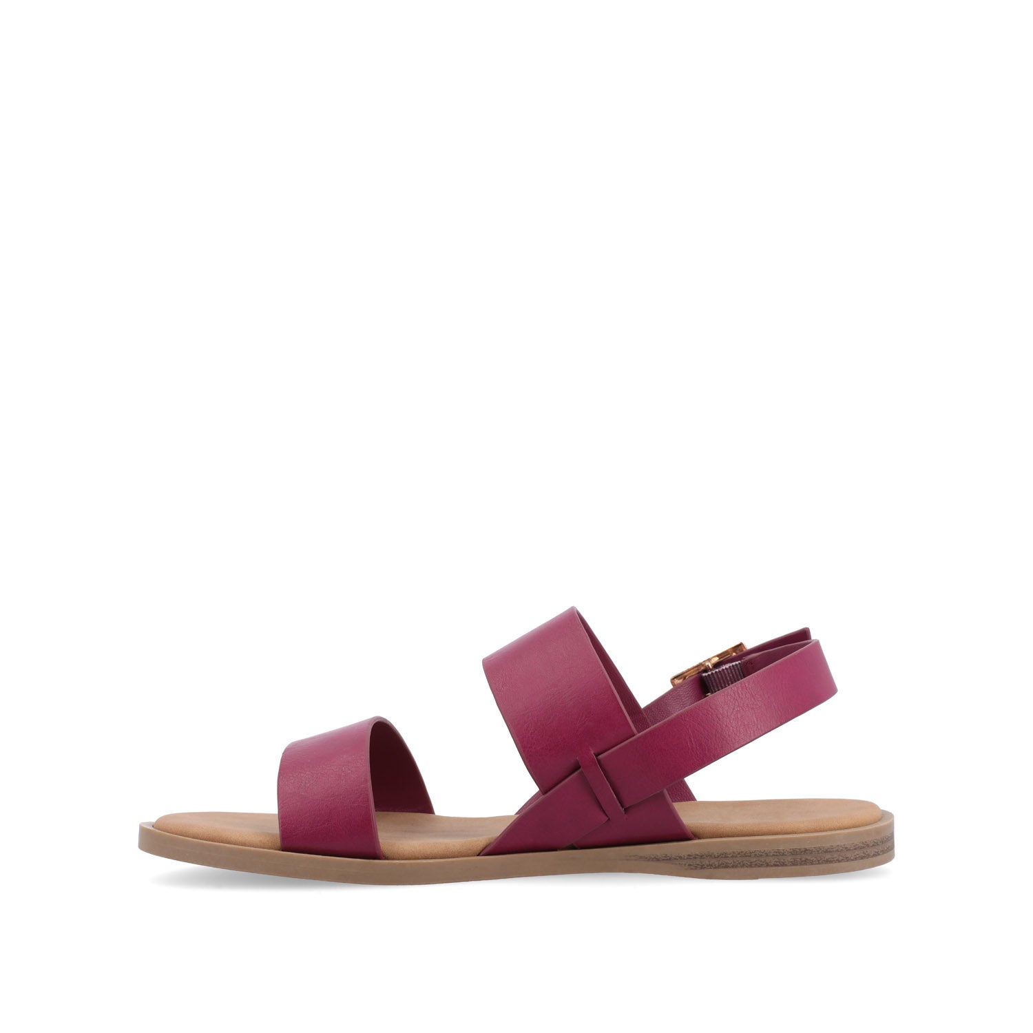 LAVINE STATEMENT MULTI STRAP SANDALS IN WIDE - Raspberry