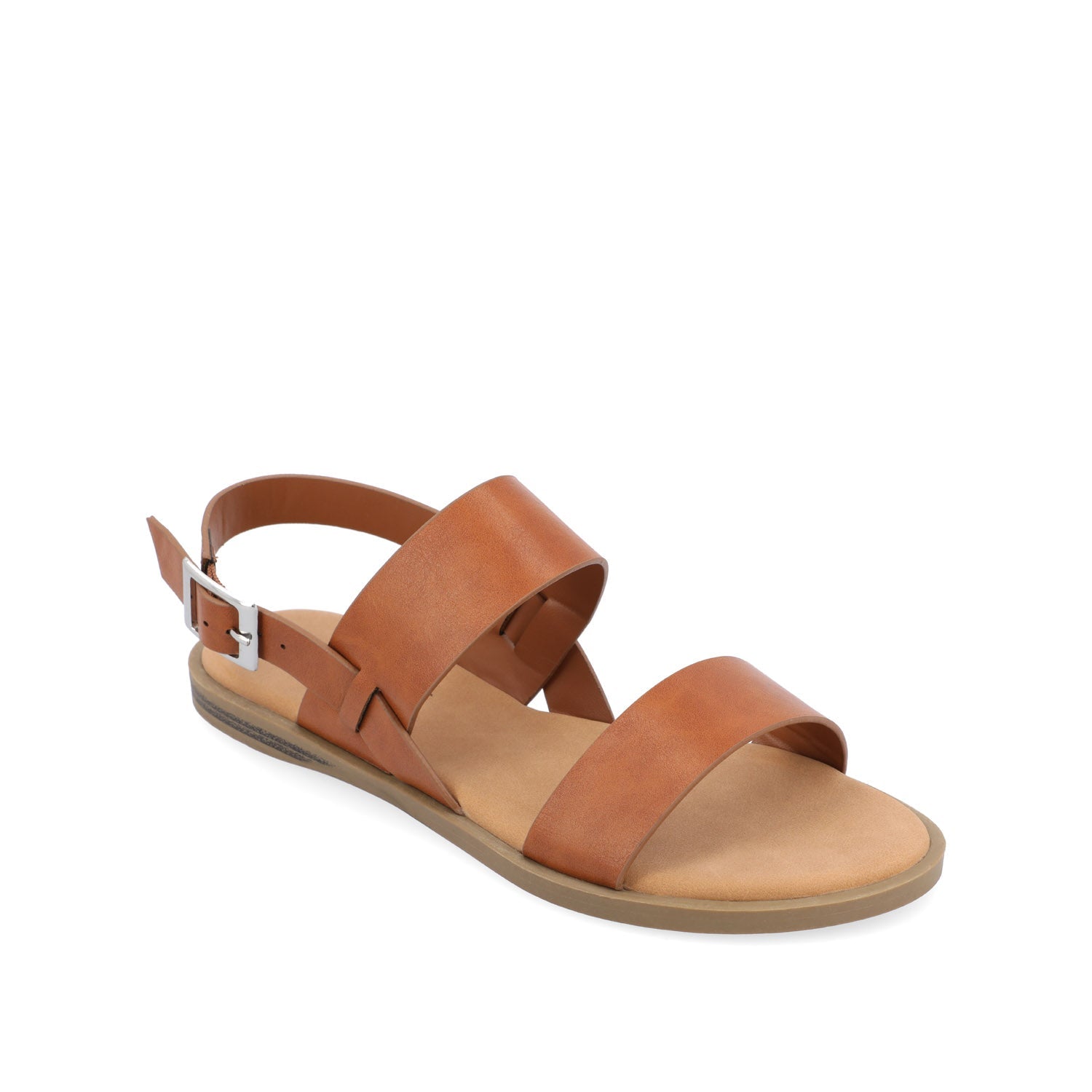 LAVINE STATEMENT MULTI STRAP SANDALS IN WIDE - Tan