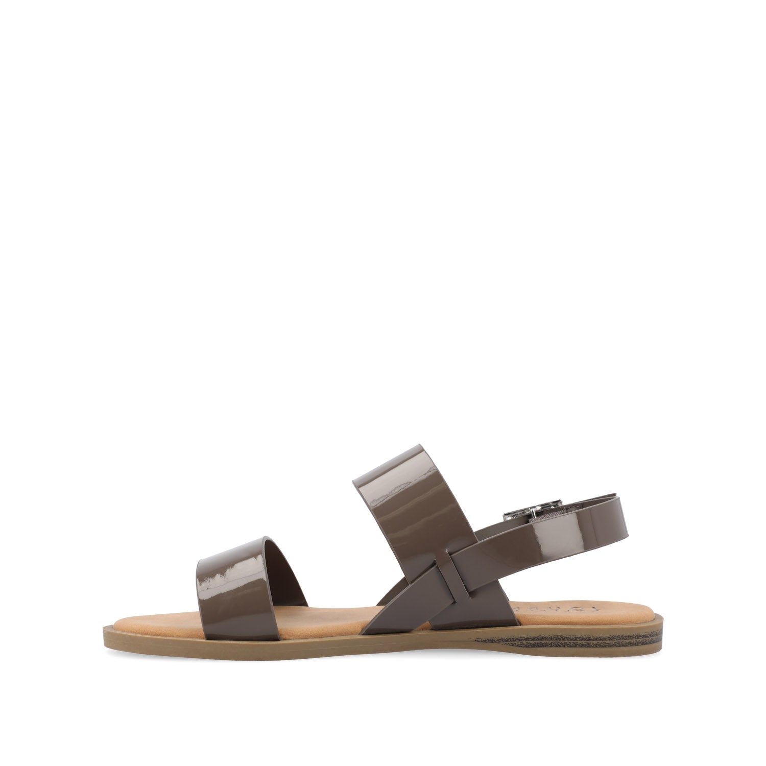 LAVINE STATEMENT MULTI STRAP SANDALS IN WIDE - Taupe