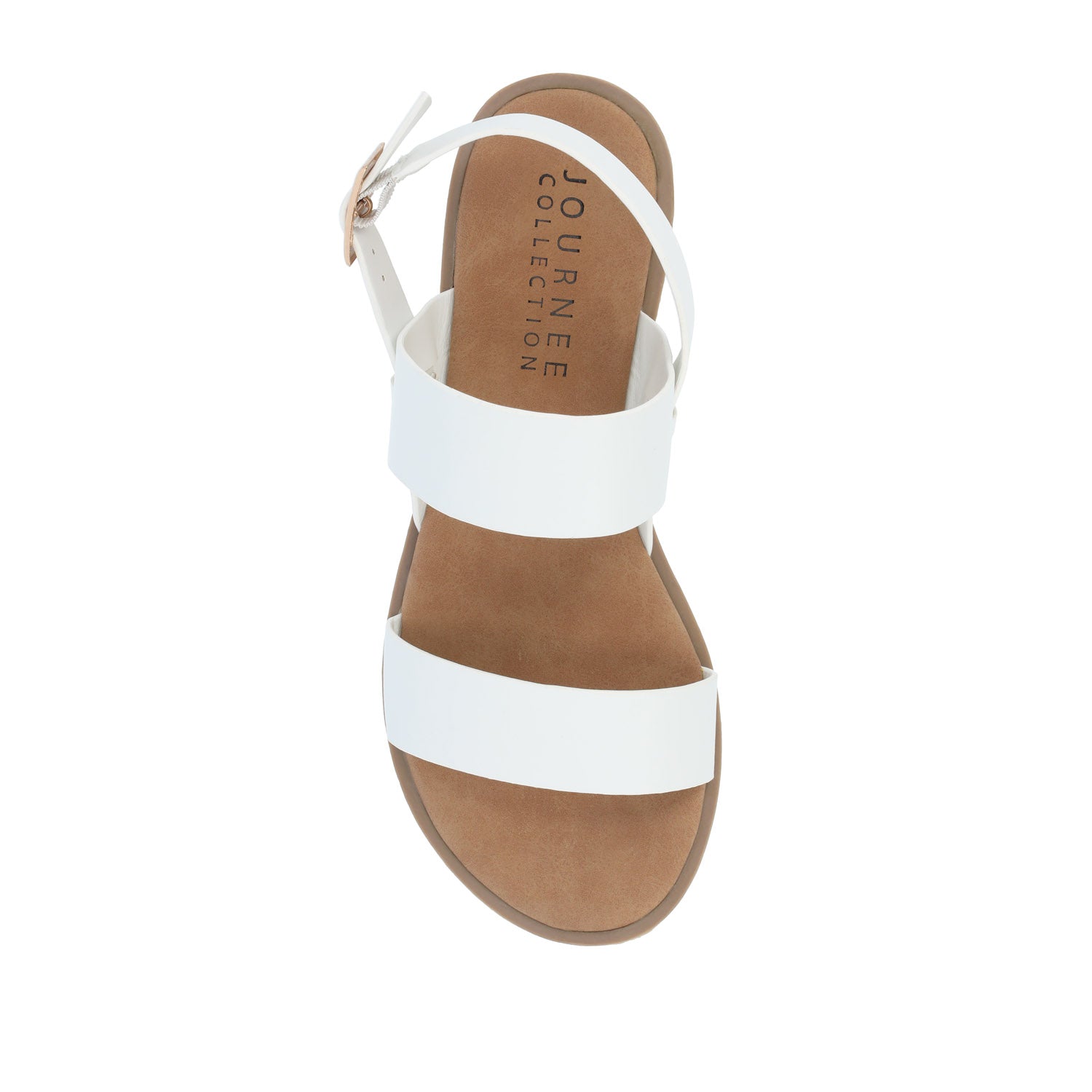 LAVINE SANDALS IN VEGAN LEATHER - White