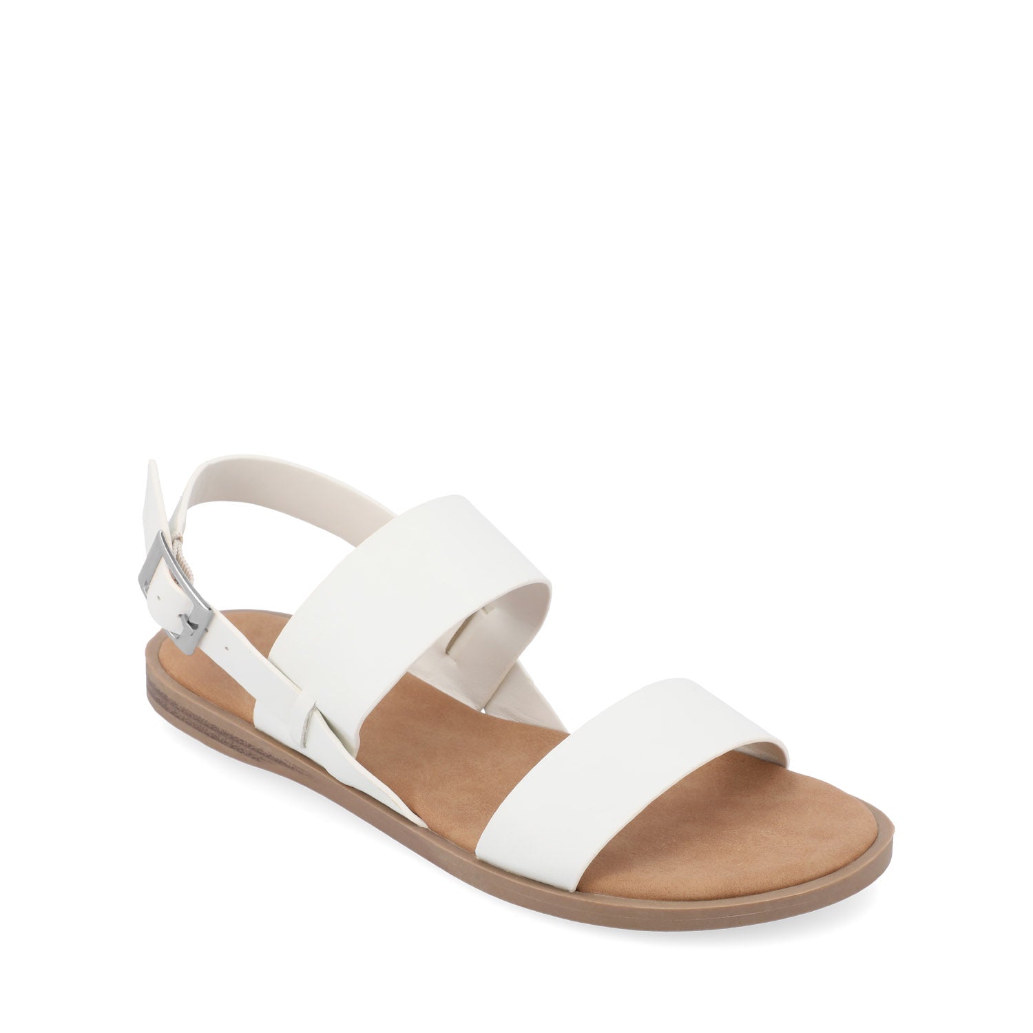 LAVINE SANDALS IN VEGAN LEATHER - White