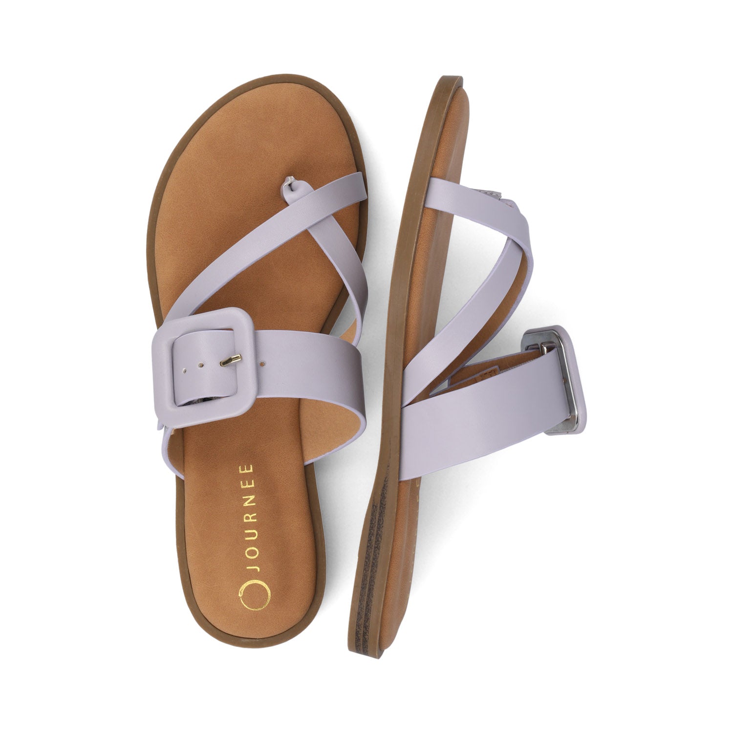 LAYRA FLAT SANDALS - Lilac