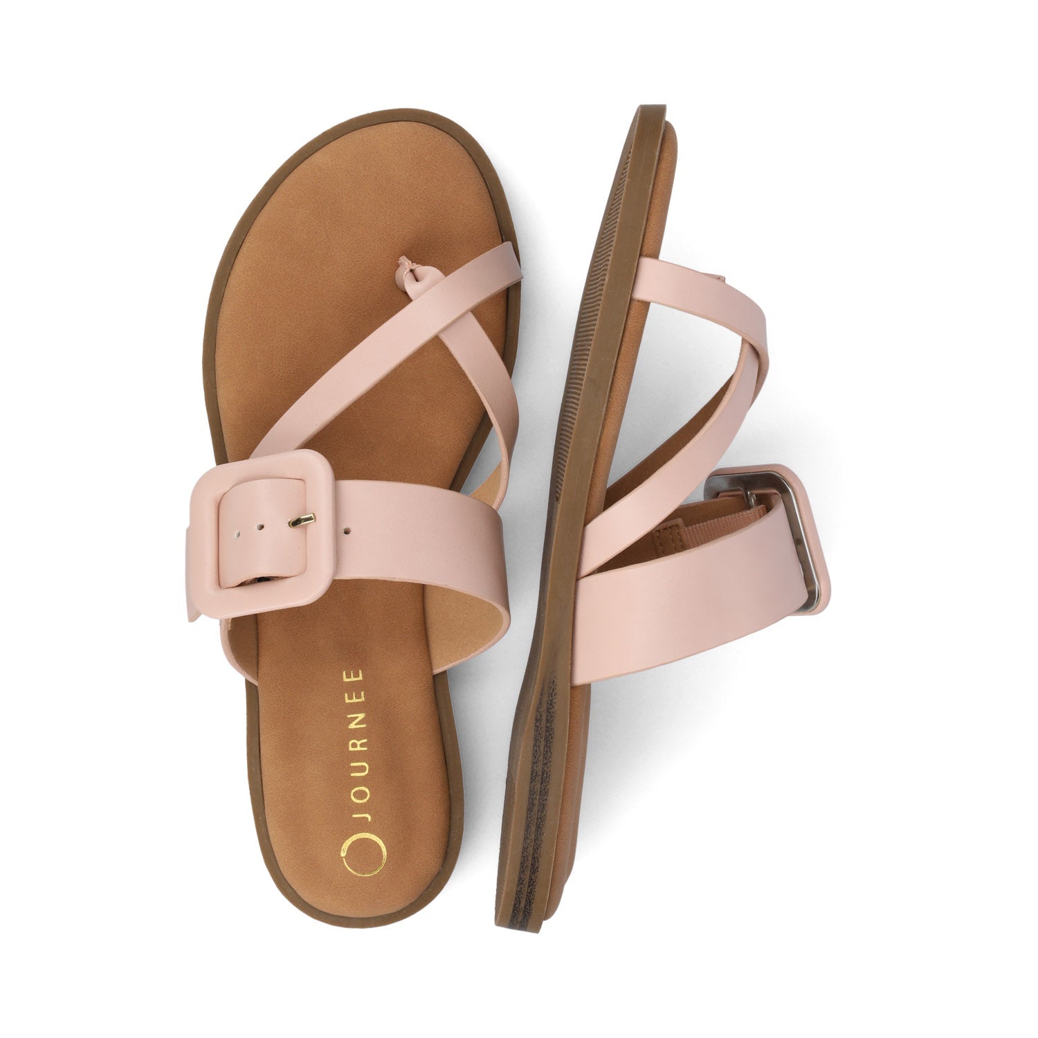 LAYRA FLAT SANDALS - Pink