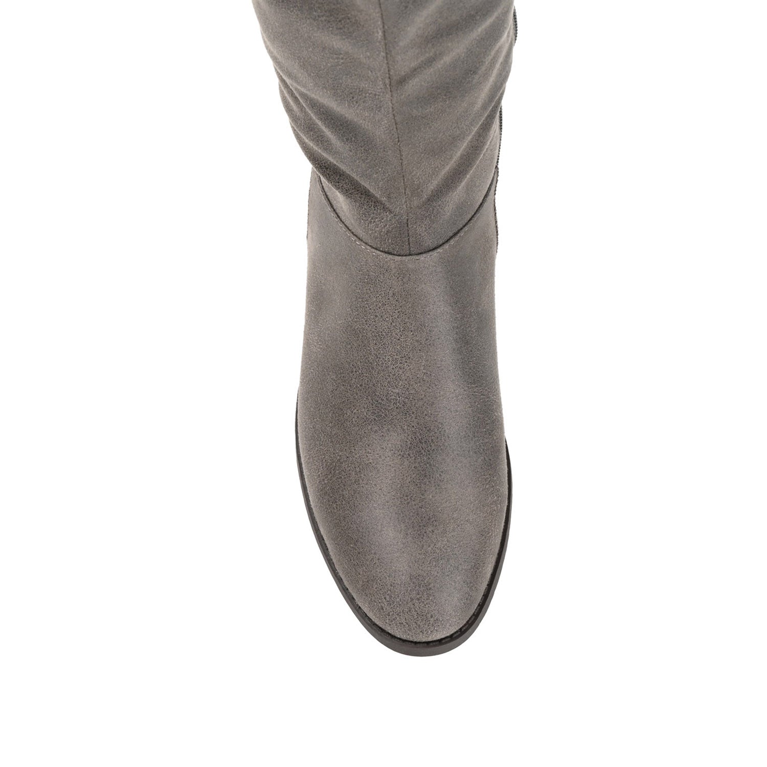 LELANNI KNEE-HIGH BOOTS IN X-WIDE CALF - Grey PU