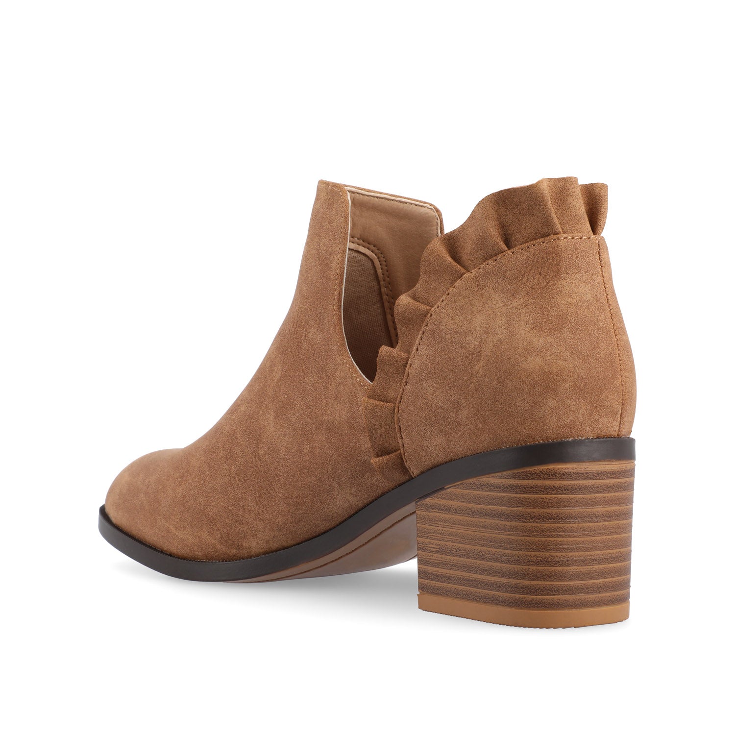 LENNIE BLOCK HEELED BOOTIES IN VEGAN LEATHER
