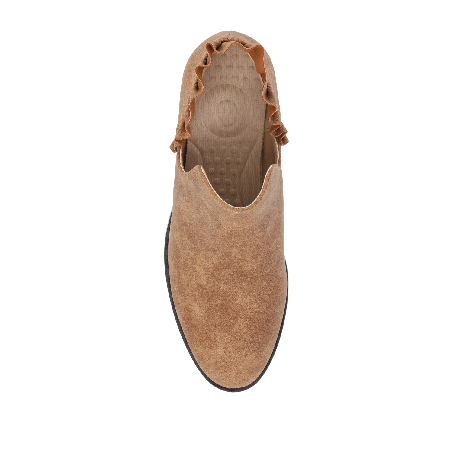 LENNIE BLOCK HEELED BOOTIES IN VEGAN LEATHER - Brown