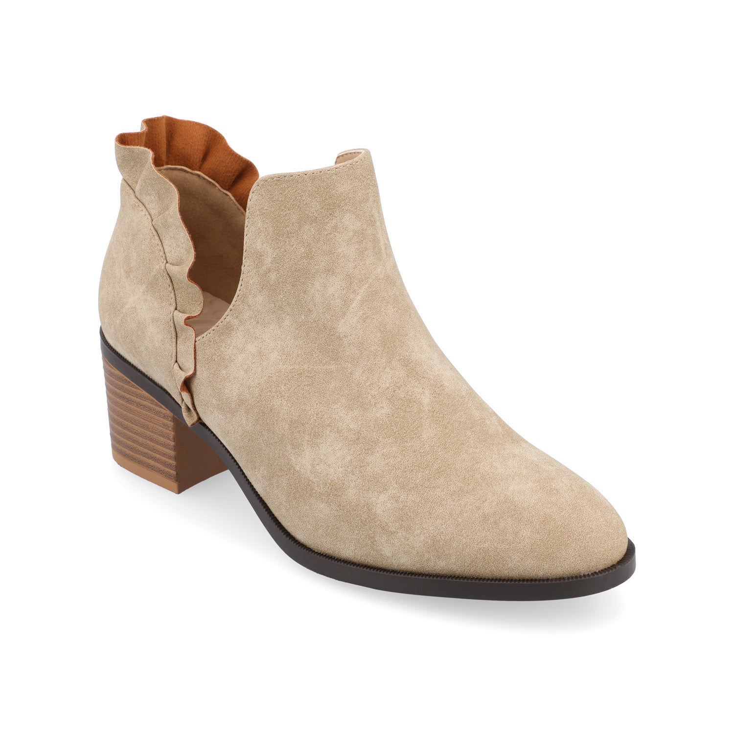LENNIE BLOCK HEELED BOOTIES IN VEGAN LEATHER