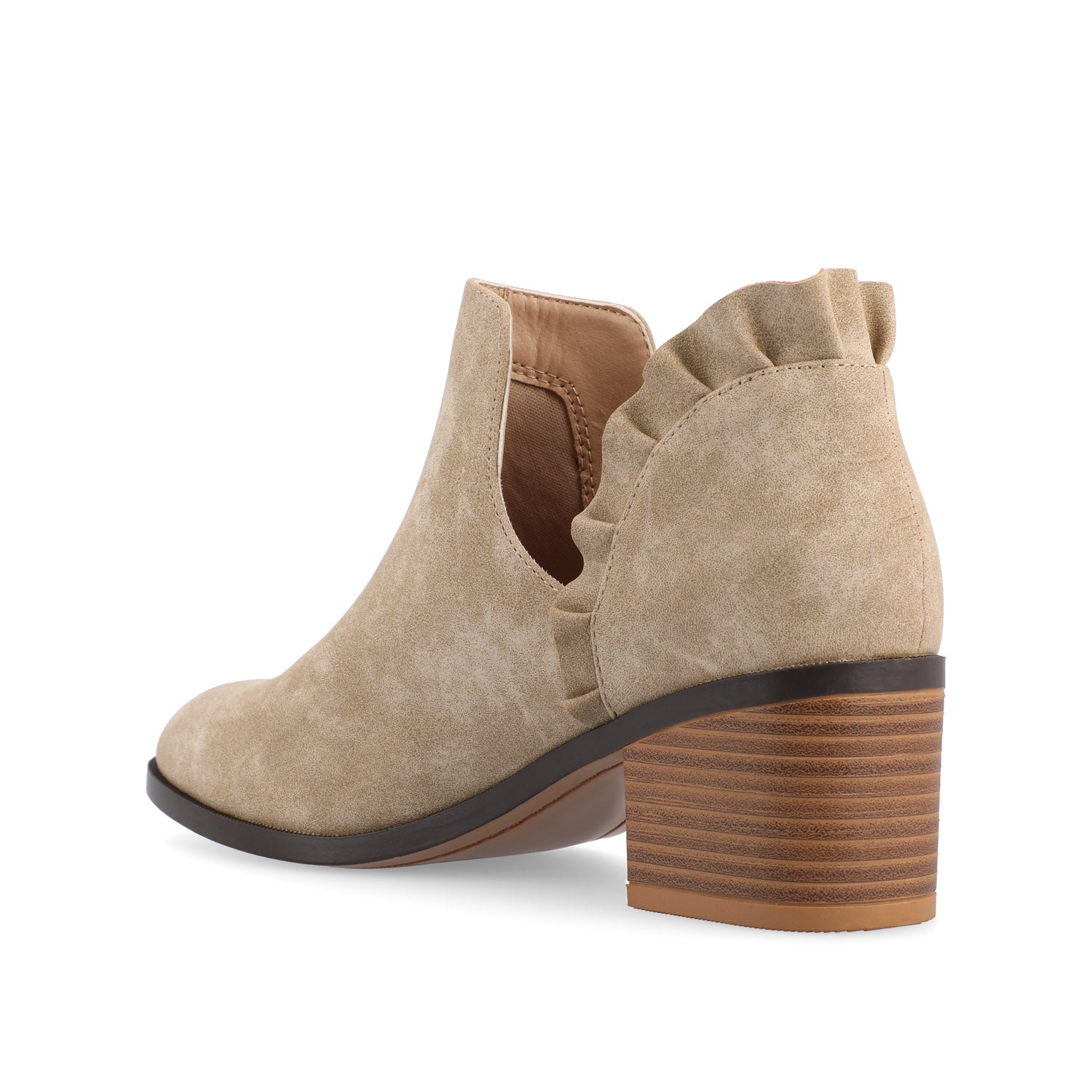 LENNIE BLOCK HEELED BOOTIES IN VEGAN LEATHER