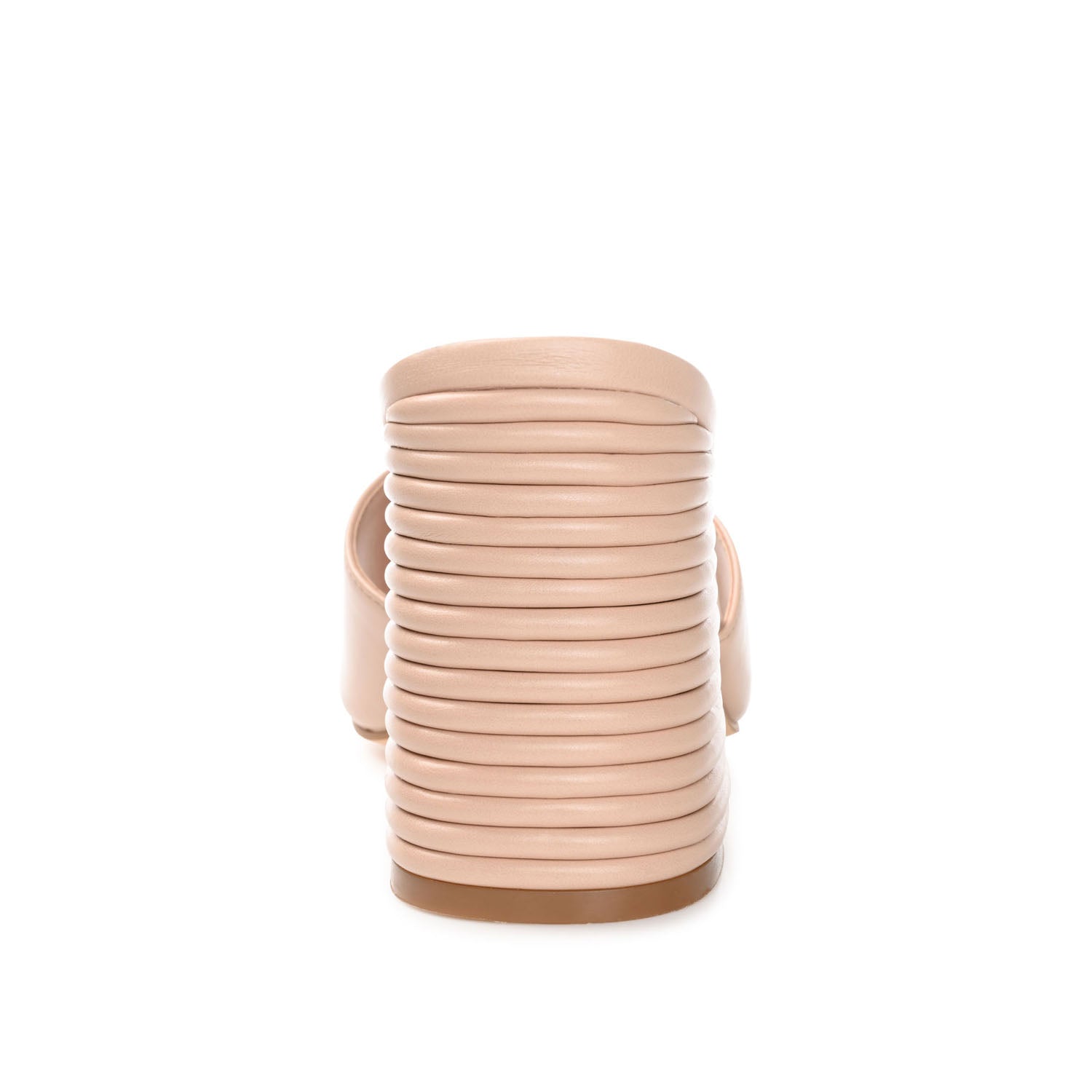 LESLEE MULE HEELS IN VEGAN LEATHER