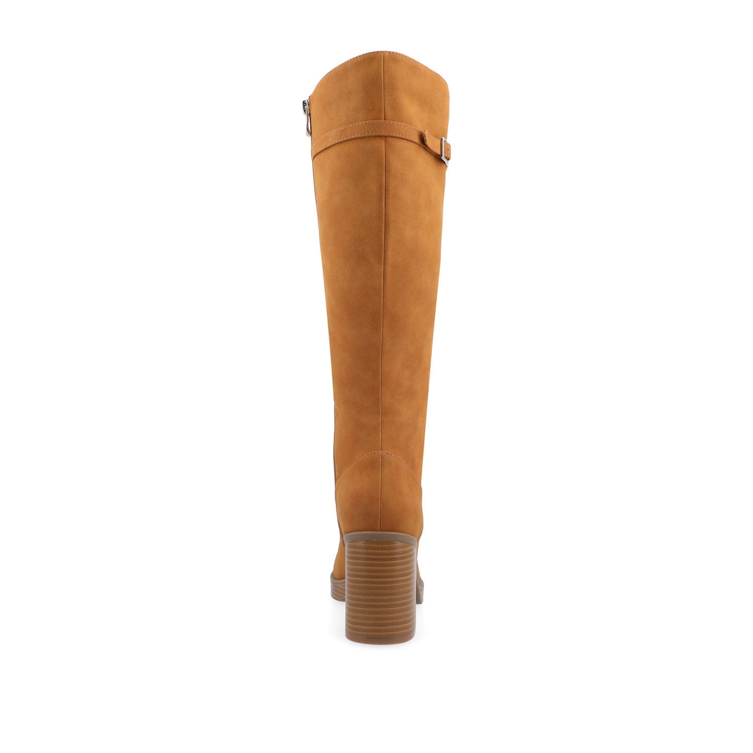 LETICE KNEE HIGH BOOTS IN WIDE CALF - Cognac