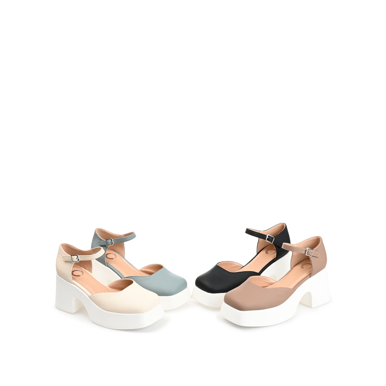 LIZAA PLATFORM D'ORSAY IN VEGAN LEATHER
