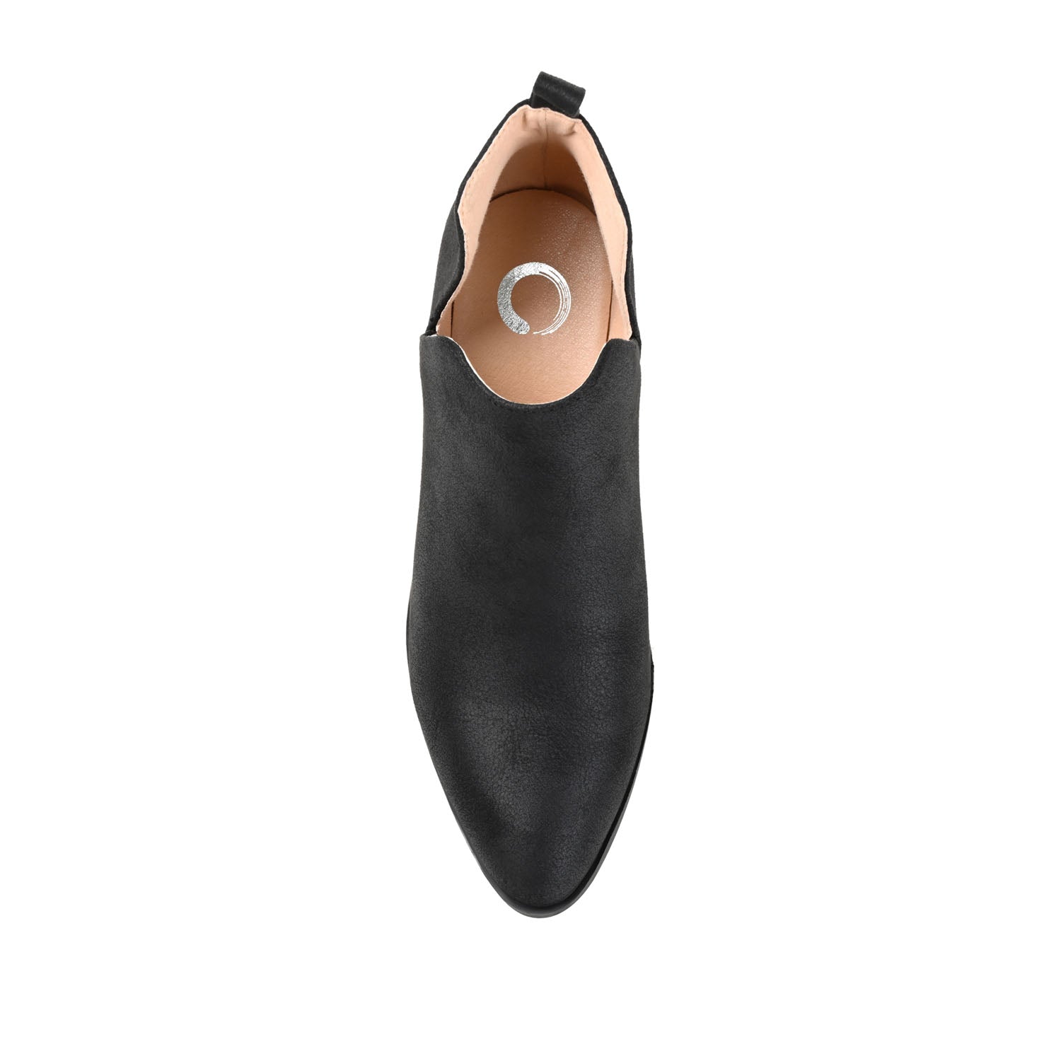 LOLA BLOCK HEELED BOOTIES IN VEGAN LEATHER