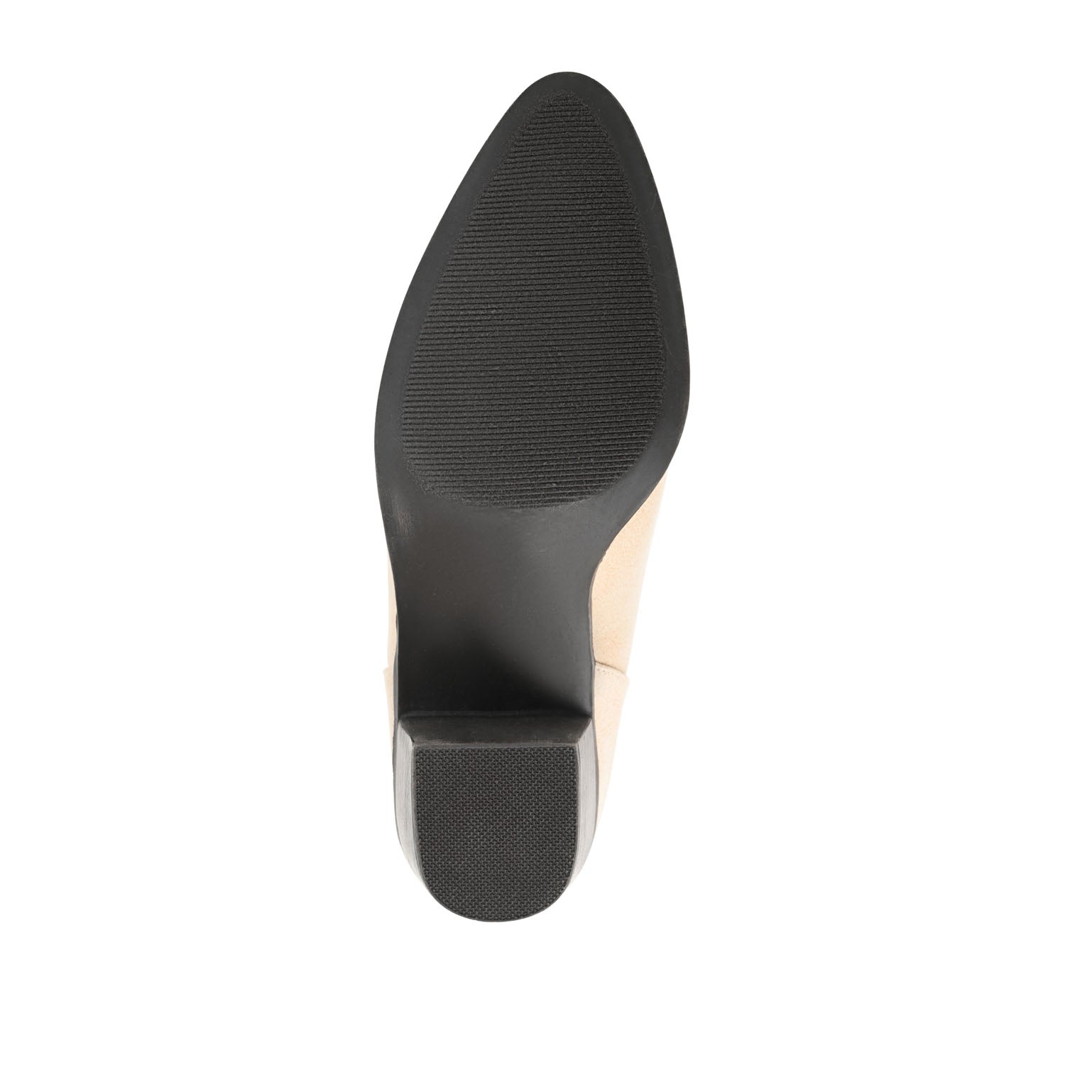 LOLA BLOCK HEELED BOOTIES IN WIDE - Sand