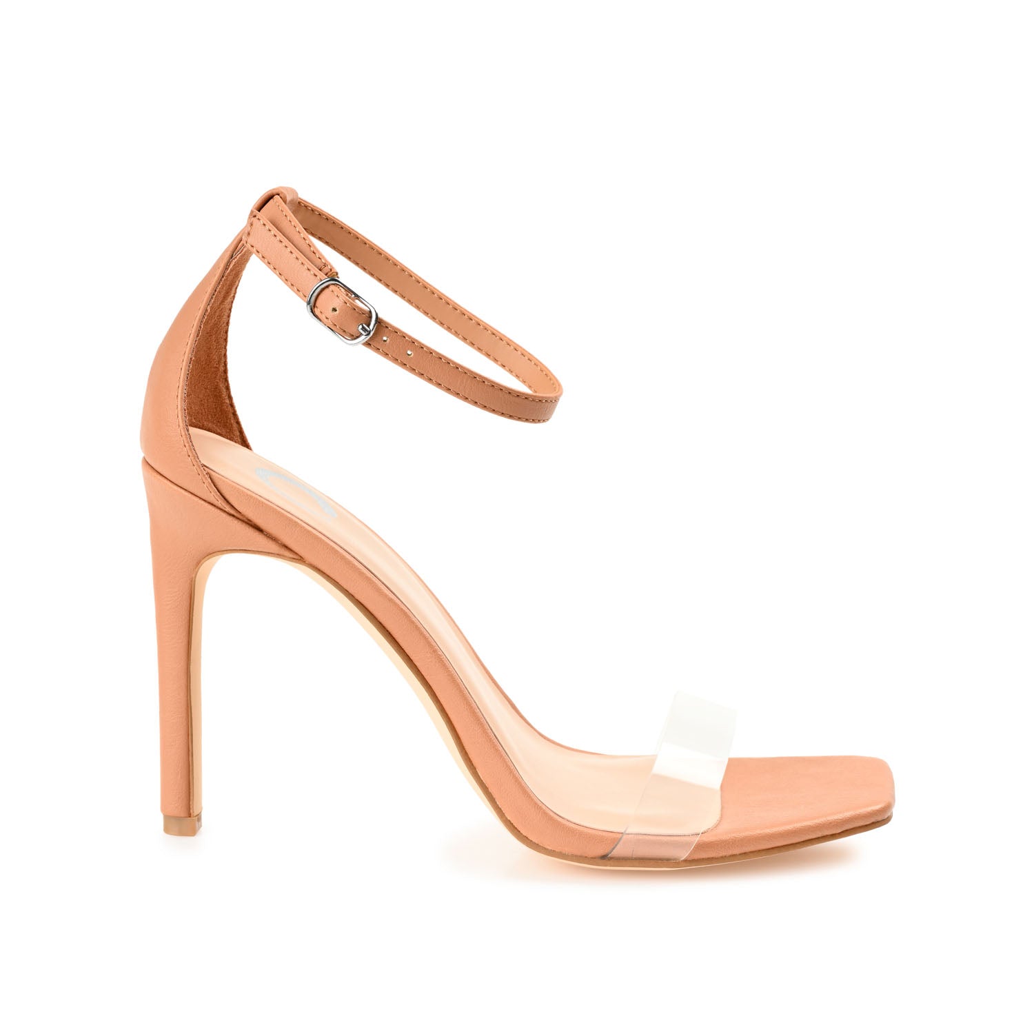 LORELEI STRAPPY HEELS IN VEGAN LEATHER - Tan