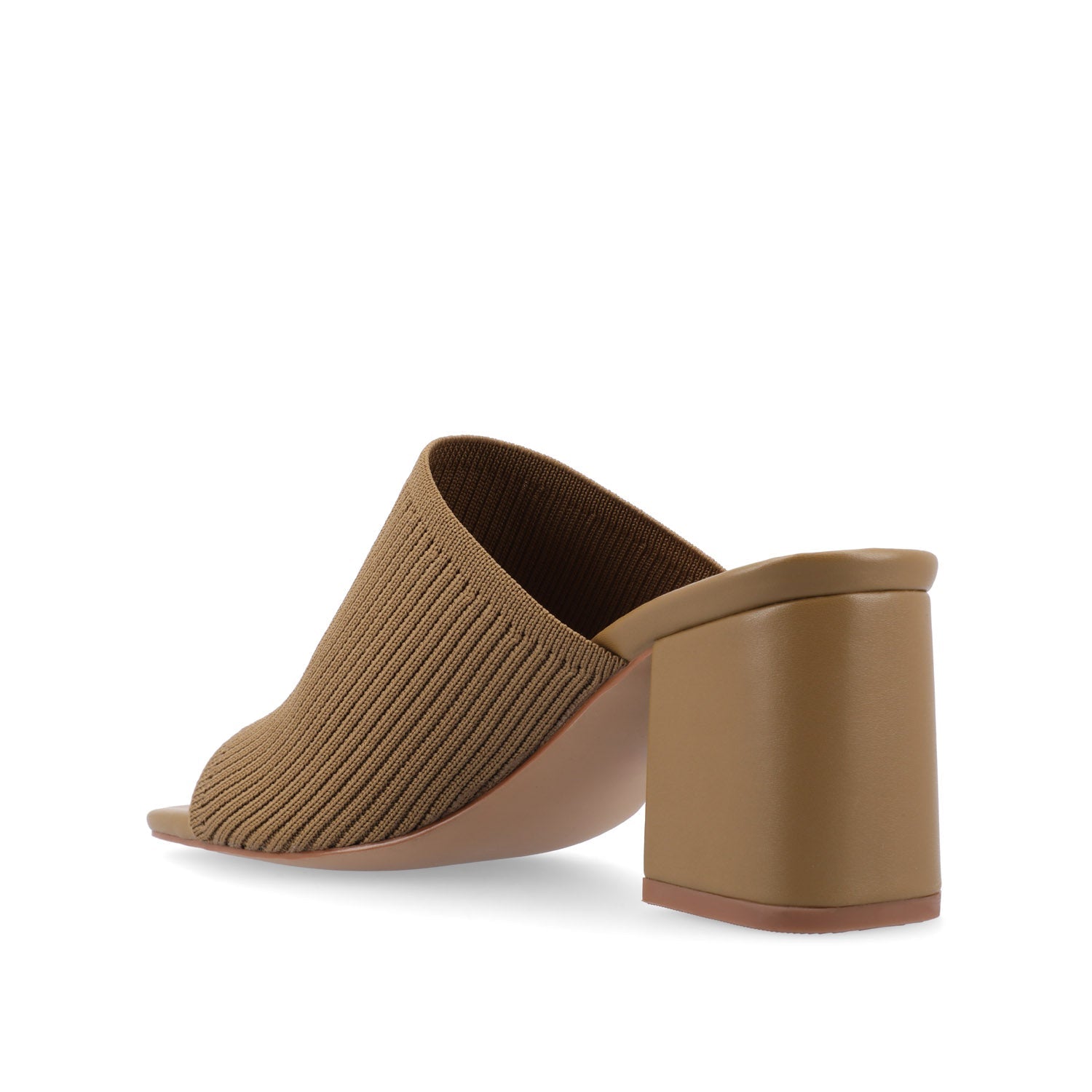 LORENNA MULE BLOCK HEELS IN WIDE - Olive