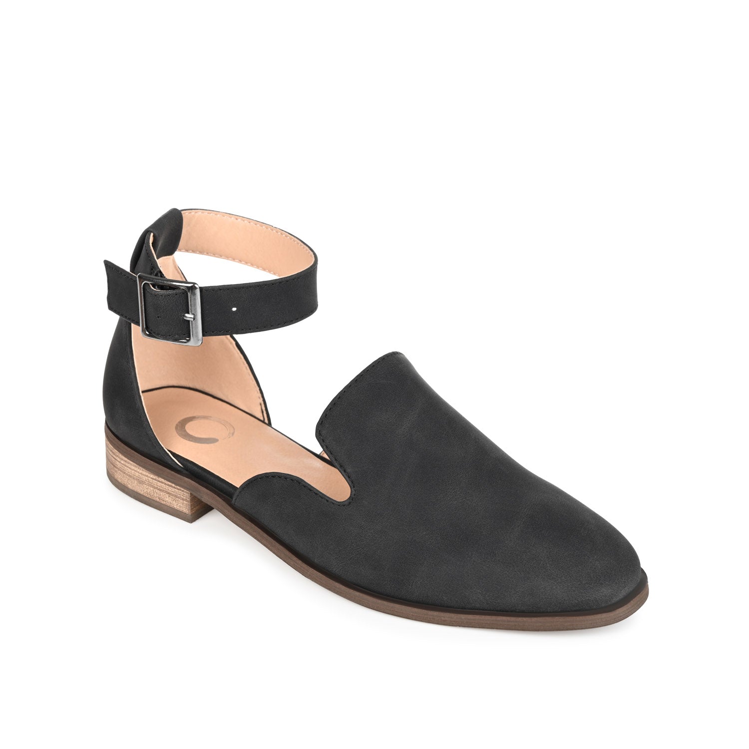 LORETA LOAFER FLATS IN WIDE - Black