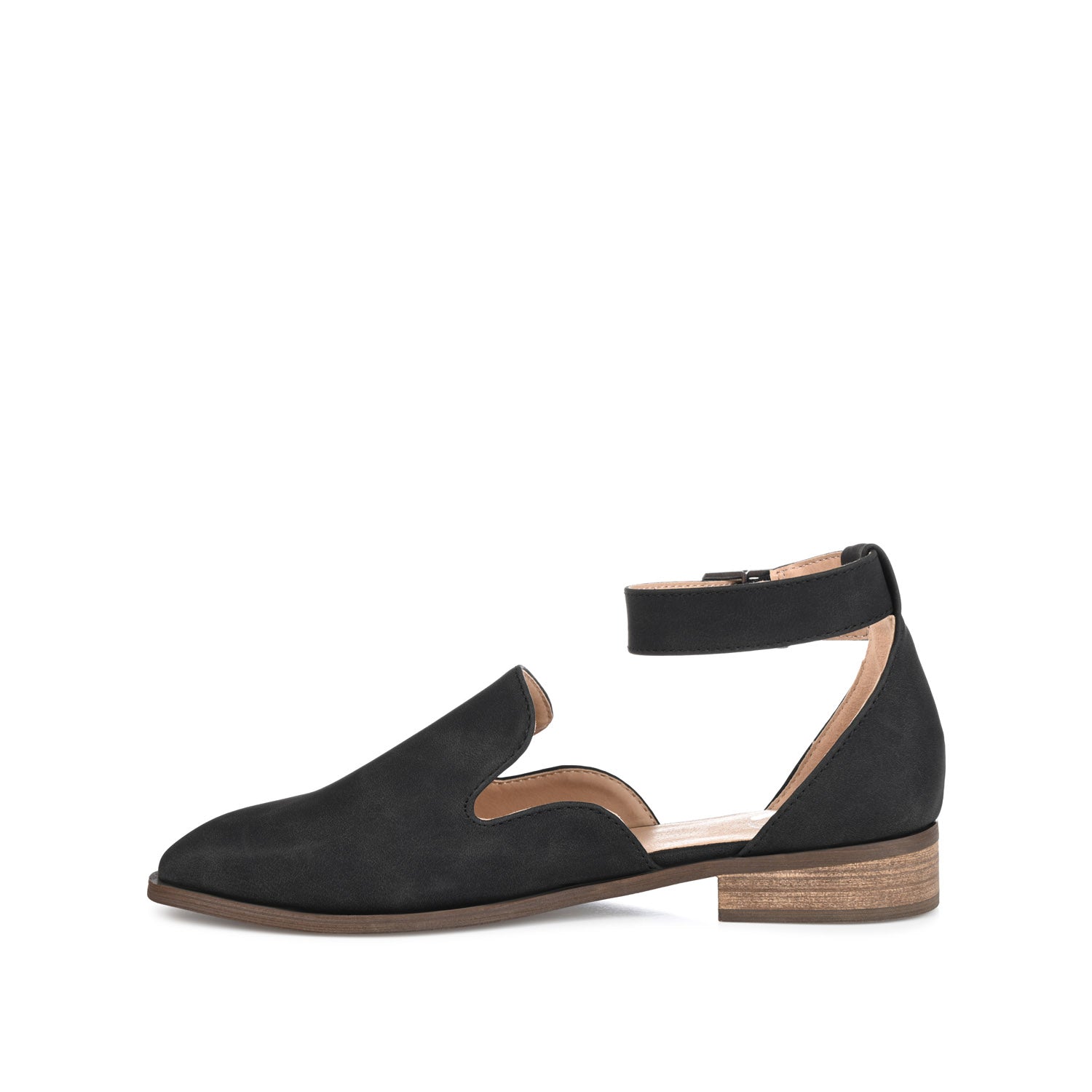 LORETA LOAFER FLATS IN WIDE - Black