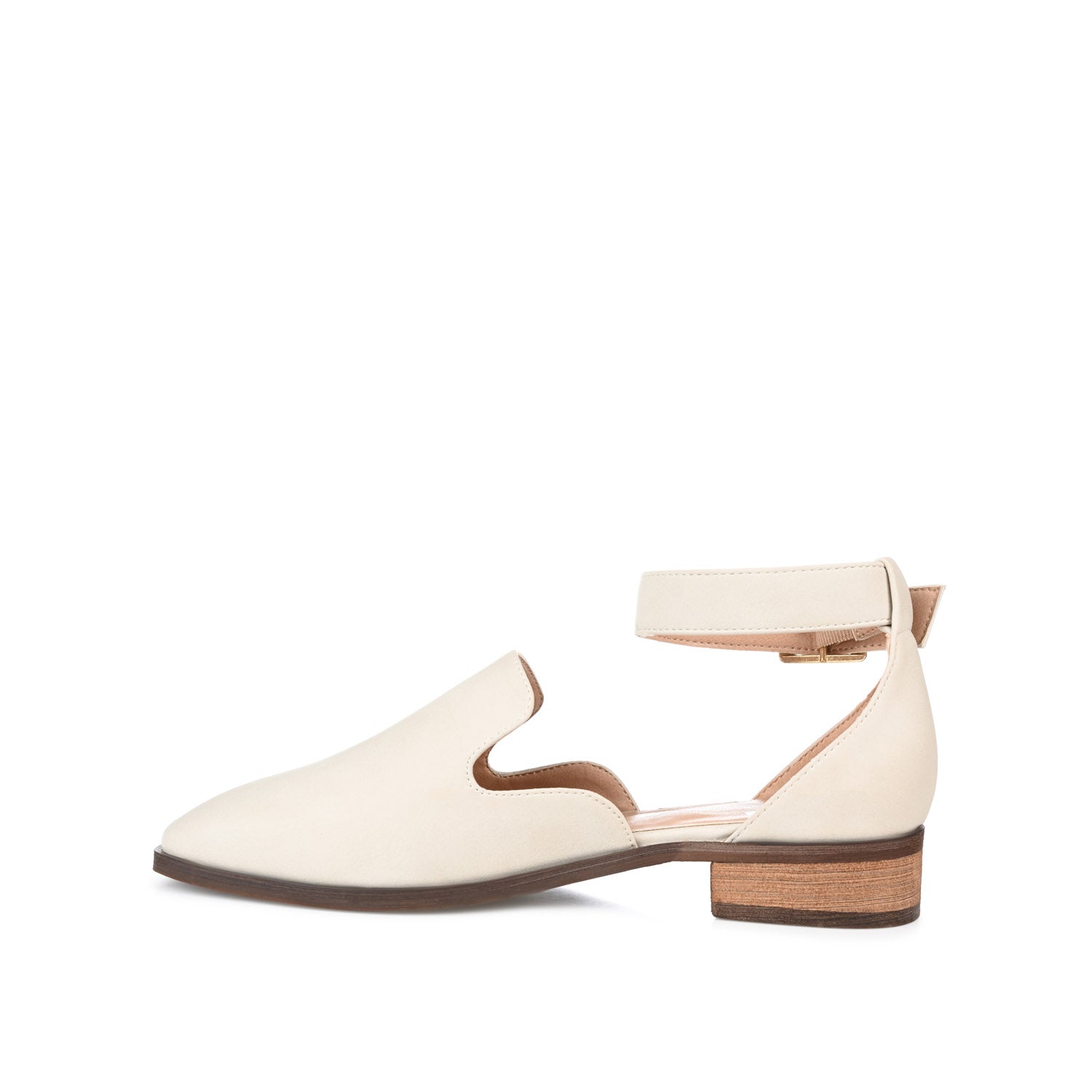 LORETA LOAFER FLATS IN VEGAN LEATHER - Ivory