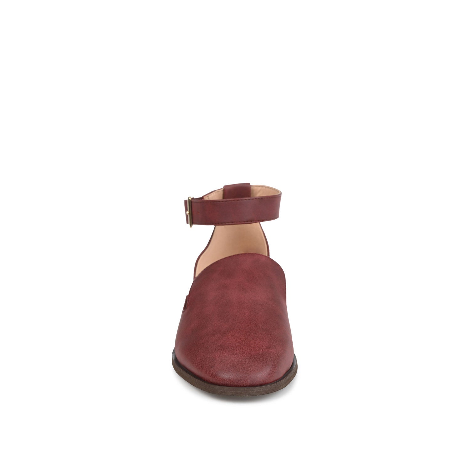 LORETA LOAFER FLATS IN VEGAN LEATHER - Wine