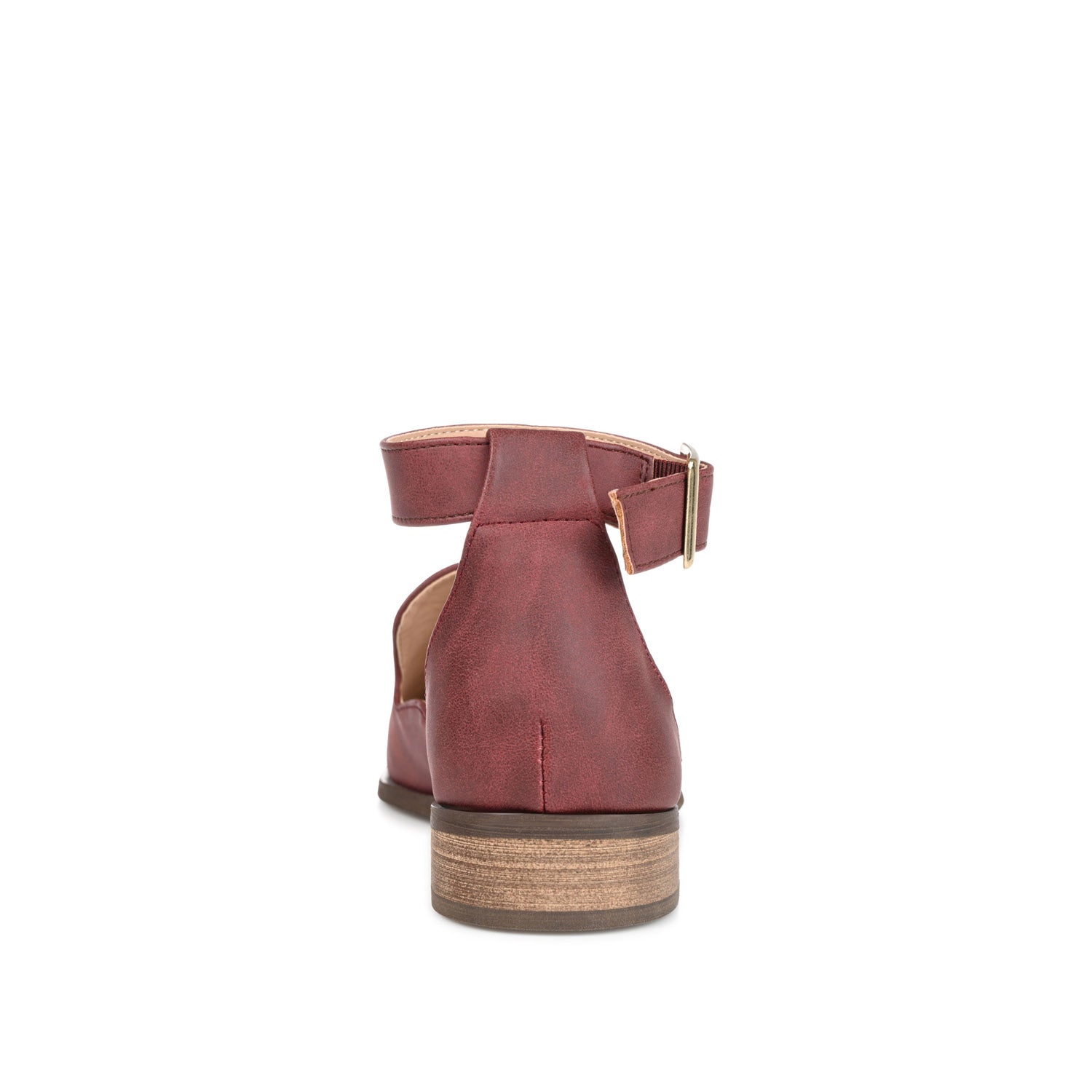 LORETA LOAFER FLATS IN VEGAN LEATHER - Wine