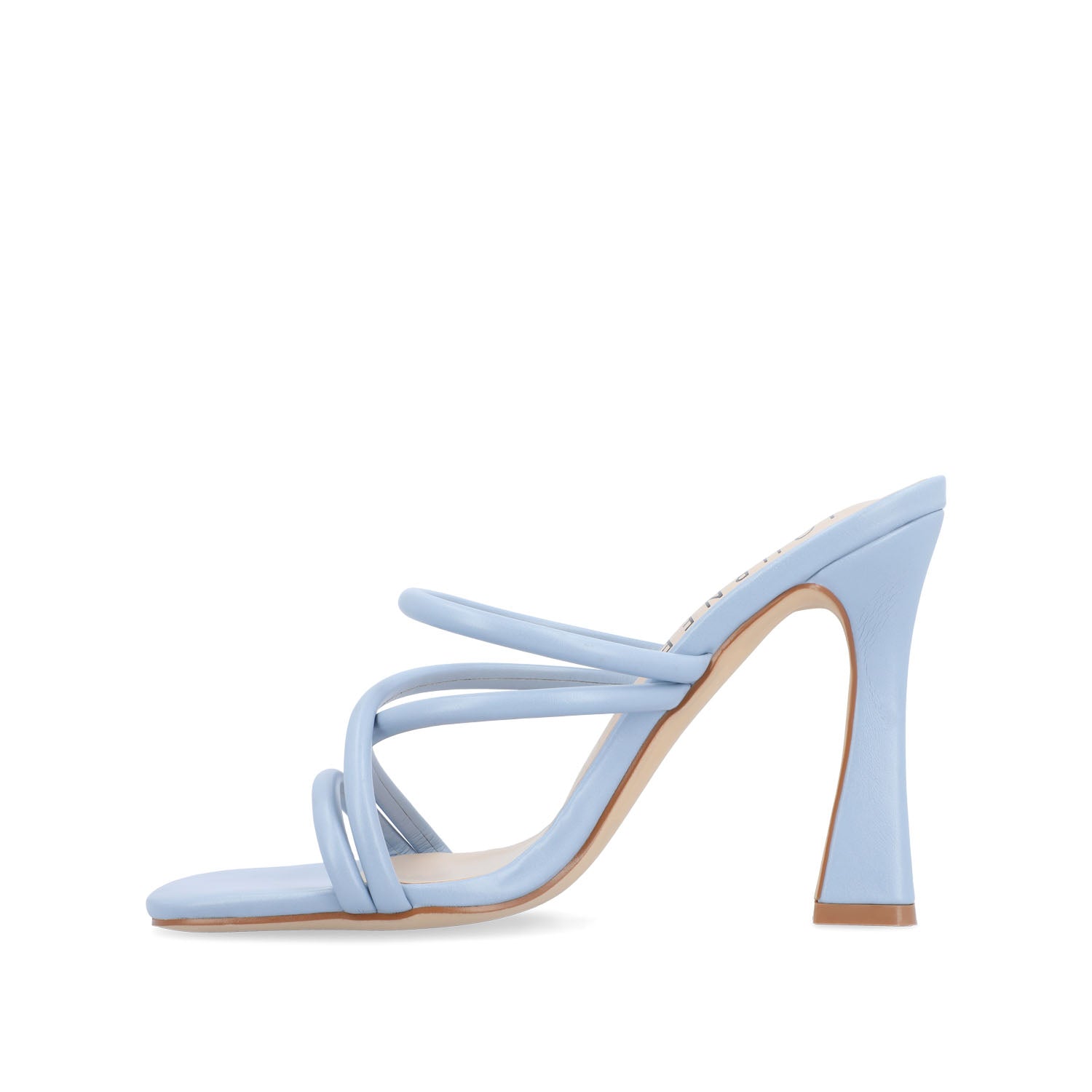 LOUISSE MULTI STRAP HEELS IN VEGAN LEATHER