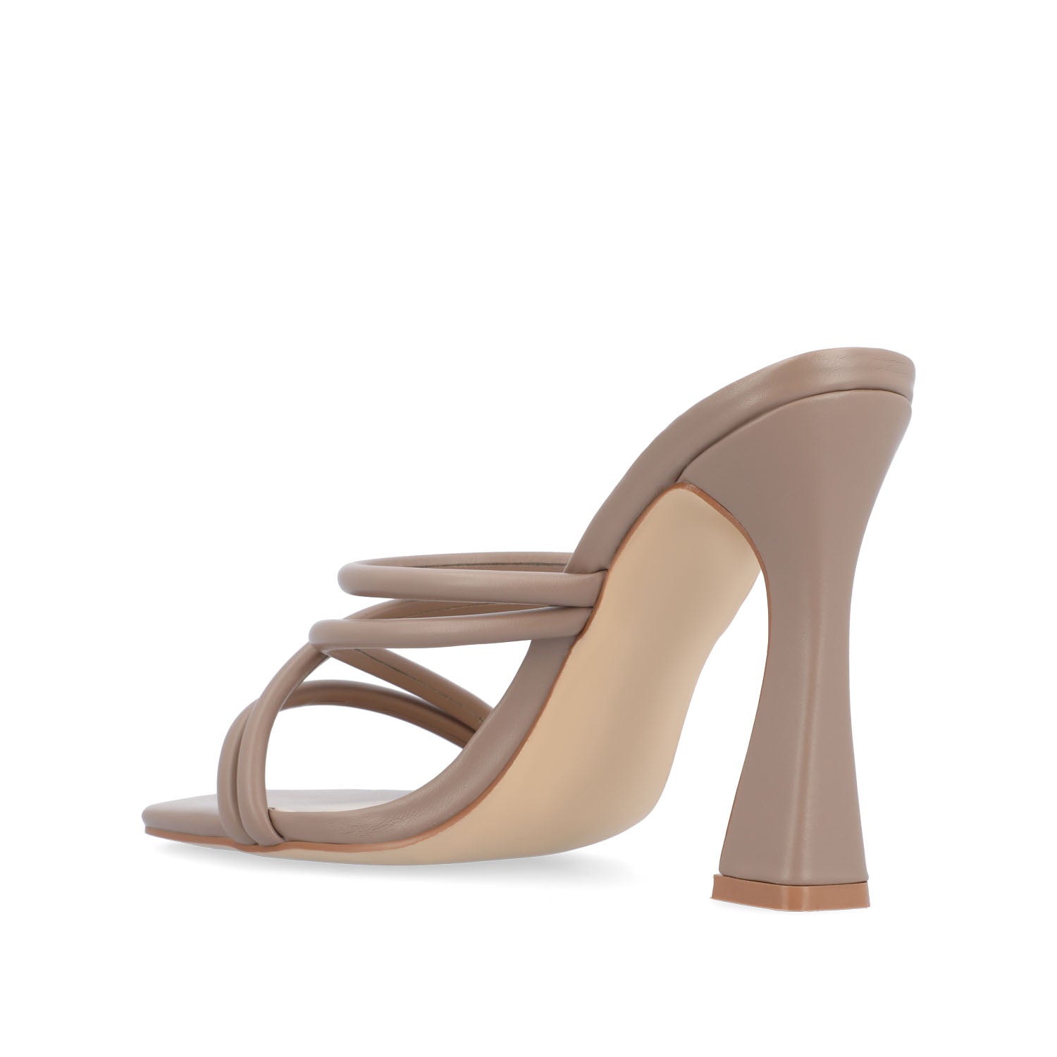 LOUISSE MULTI STRAP HEELS IN VEGAN LEATHER