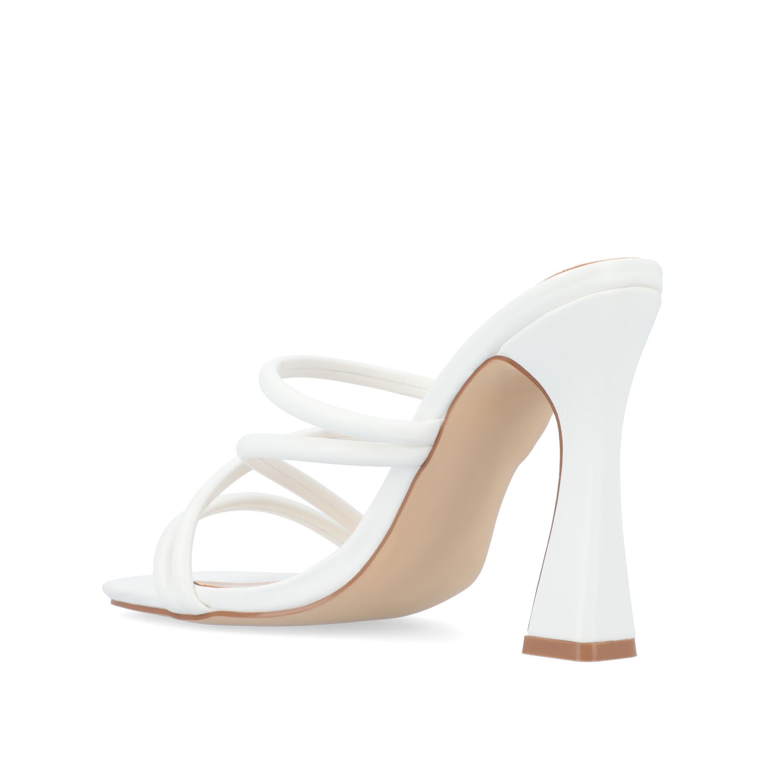 LOUISSE MULTI STRAP HEELS IN VEGAN LEATHER