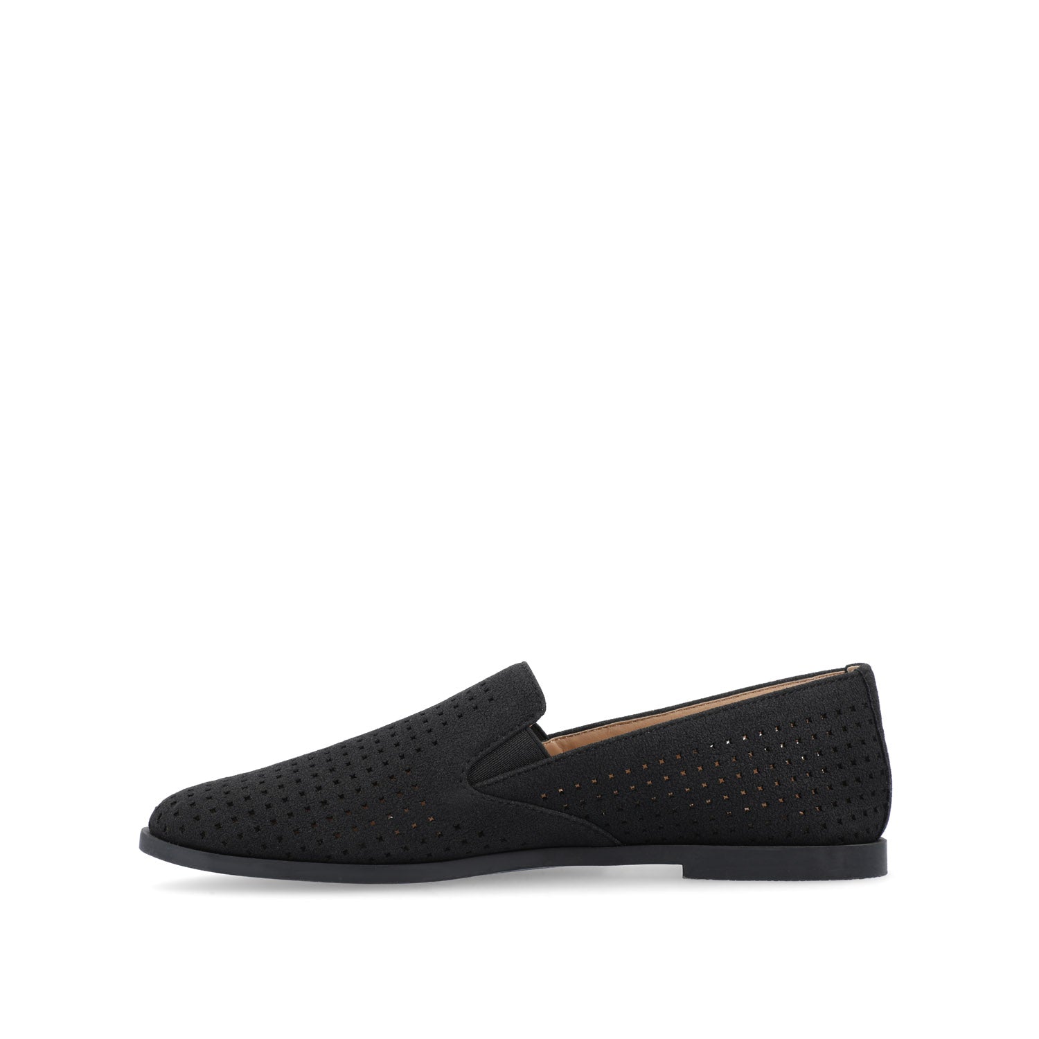 LUCIE LOAFER FLATS IN WIDE - Black