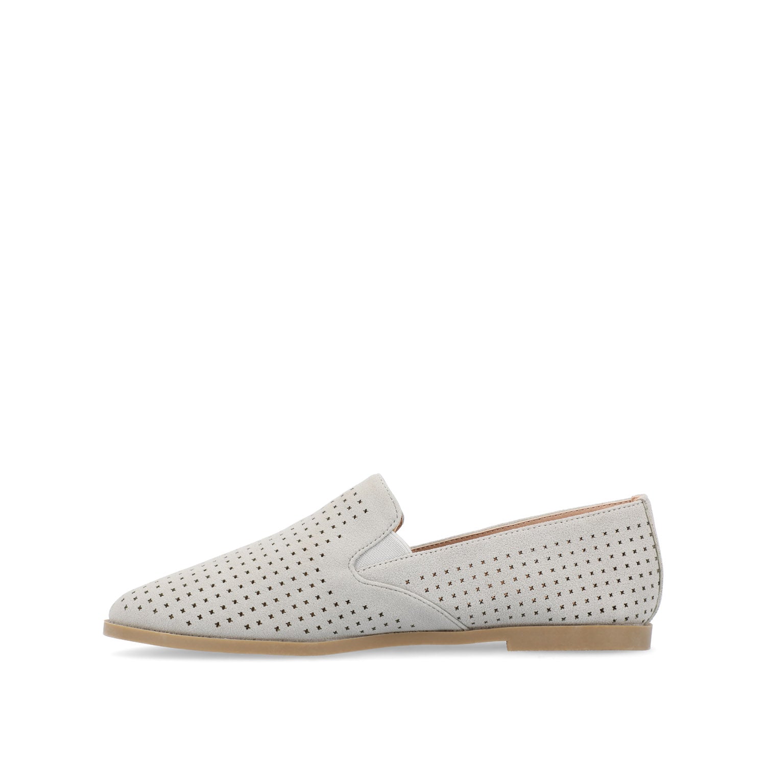 LUCIE LOAFER FLATS IN WIDE - Grey