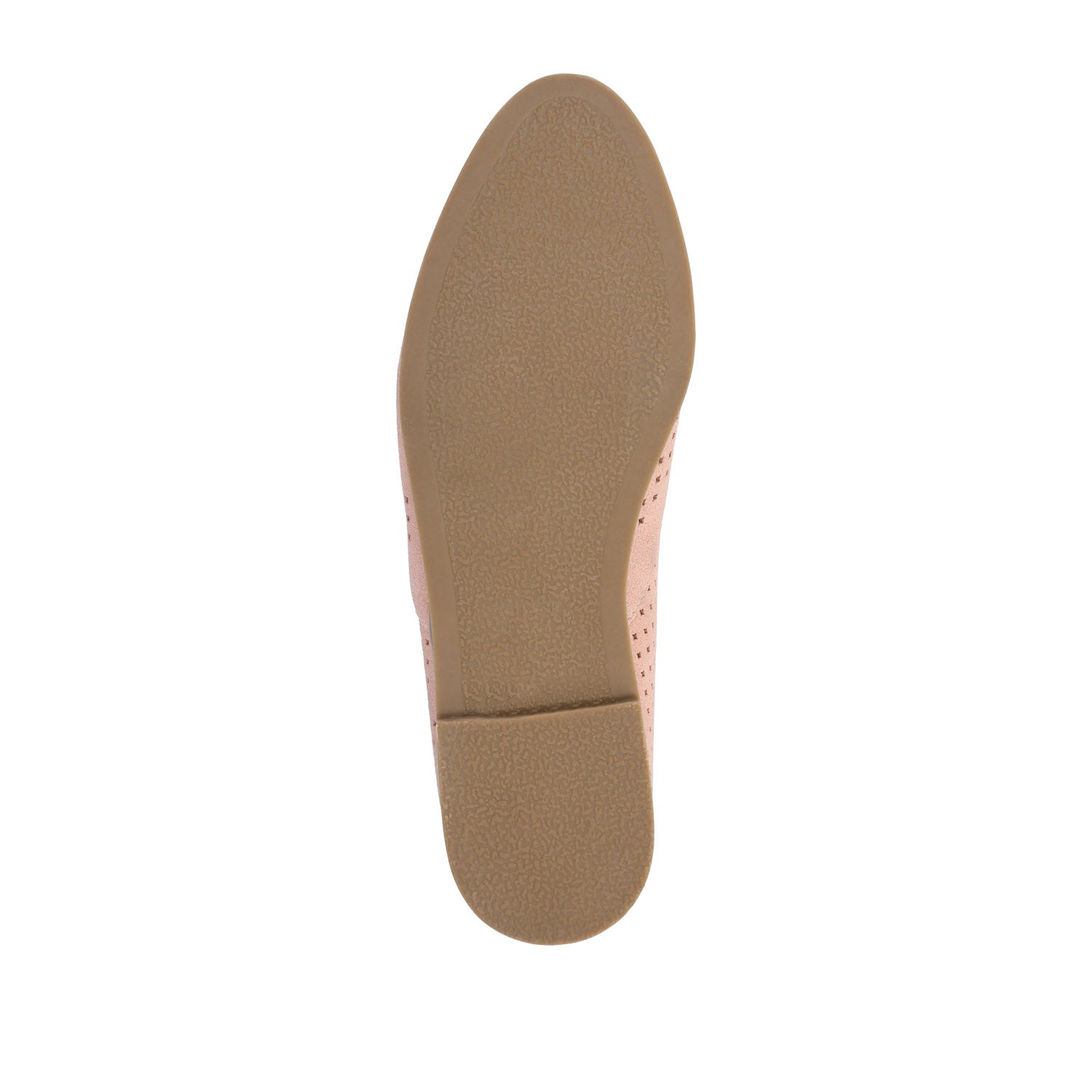 LUCIE LOAFER FLATS IN FAUX SUEDE - Pink
