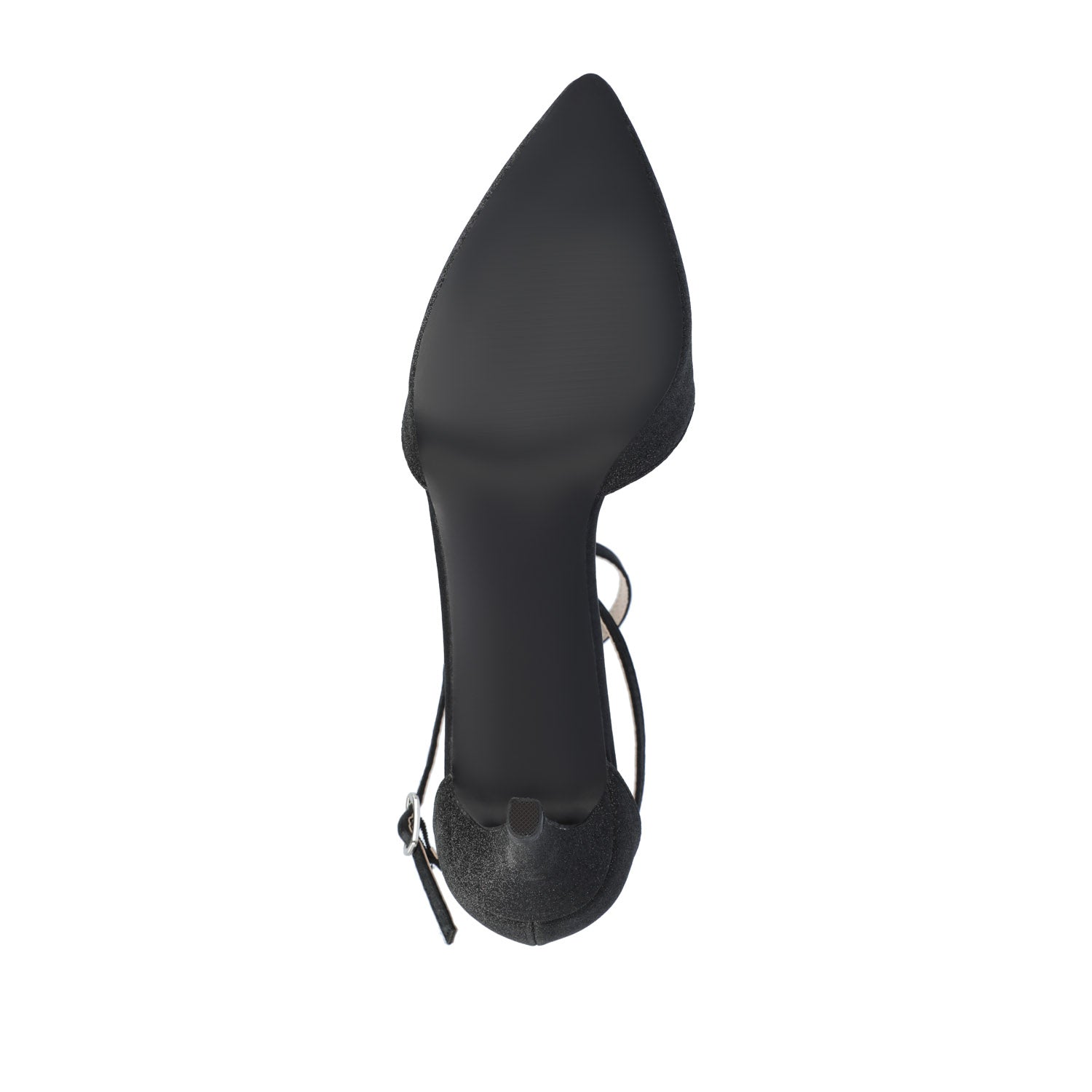 LUELA STILETTO HEELS IN GLITTER - Black