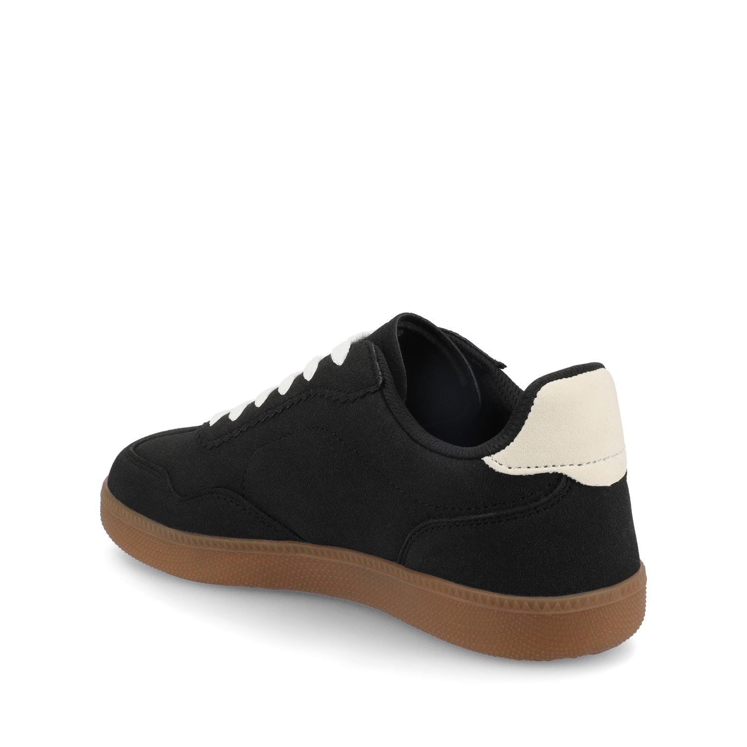 LUMMIE CASUAL LACE UP SNEAKERS - Black PU