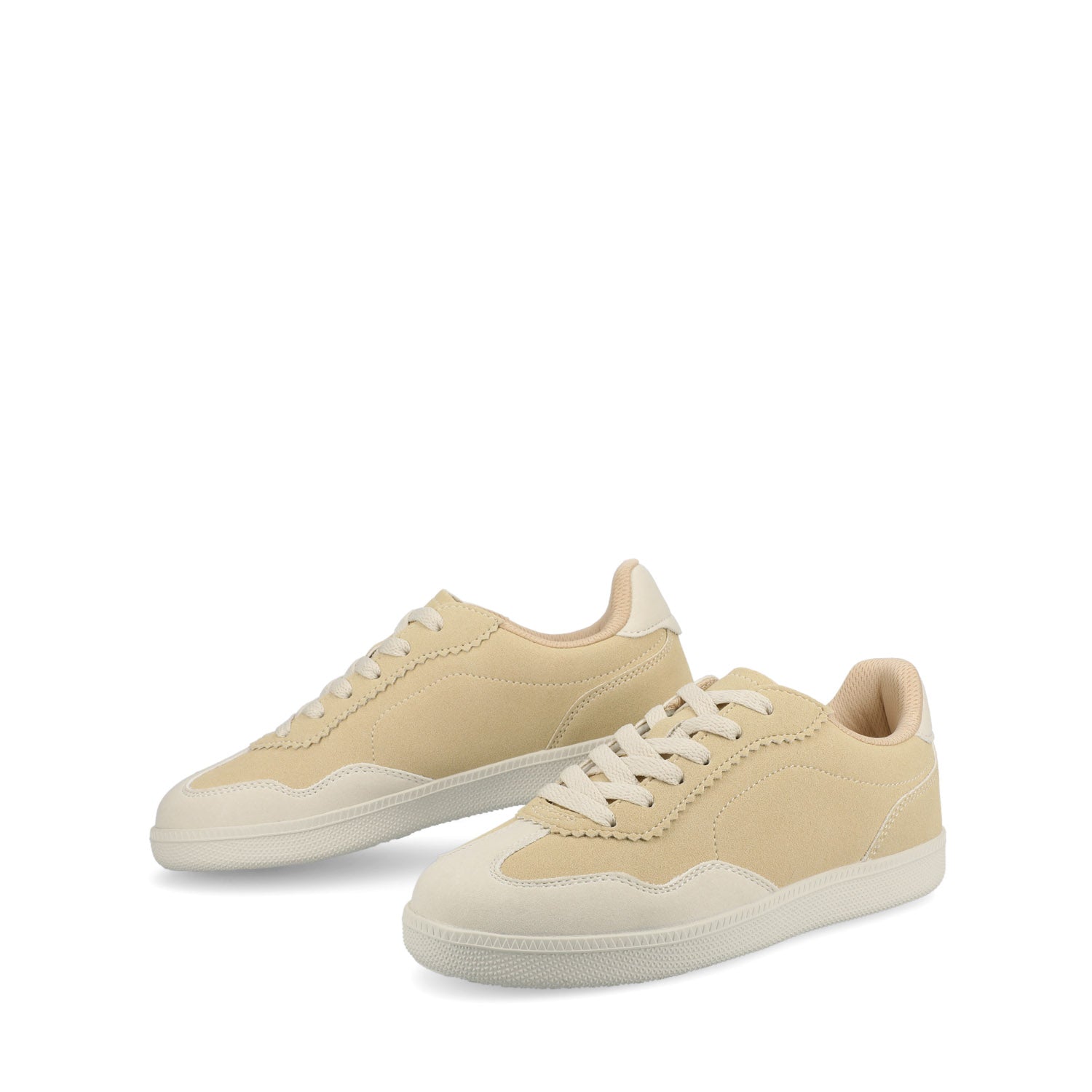 LUMMIE CASUAL LACE UP SNEAKERS - Tan PU