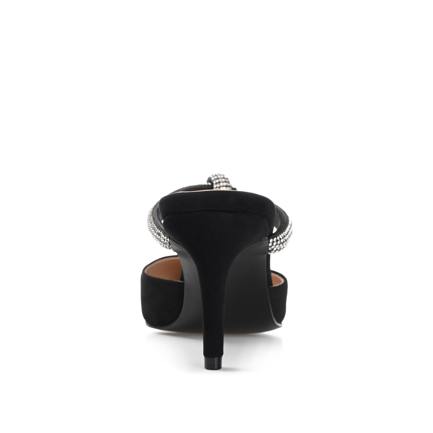 LUNNA STILETTO HEEL MULES IN WIDE - Black