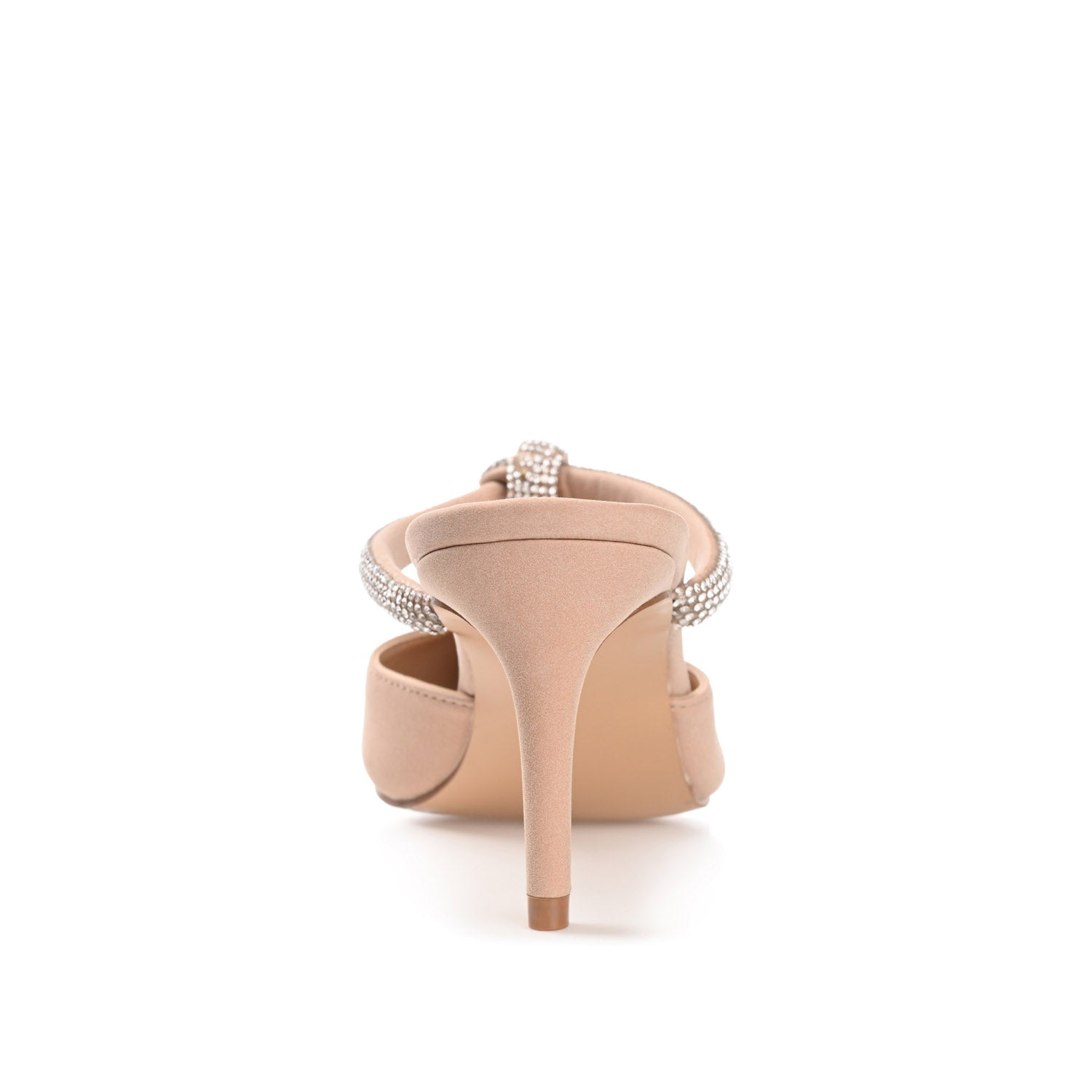 LUNNA STILETTO HEEL MULES IN WIDE - Tan