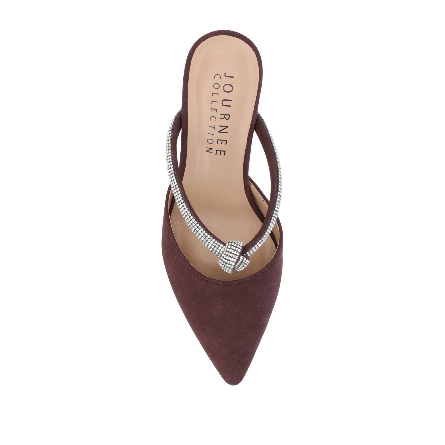 LUNNA STILETTO HEEL MULES IN WIDE - Wine