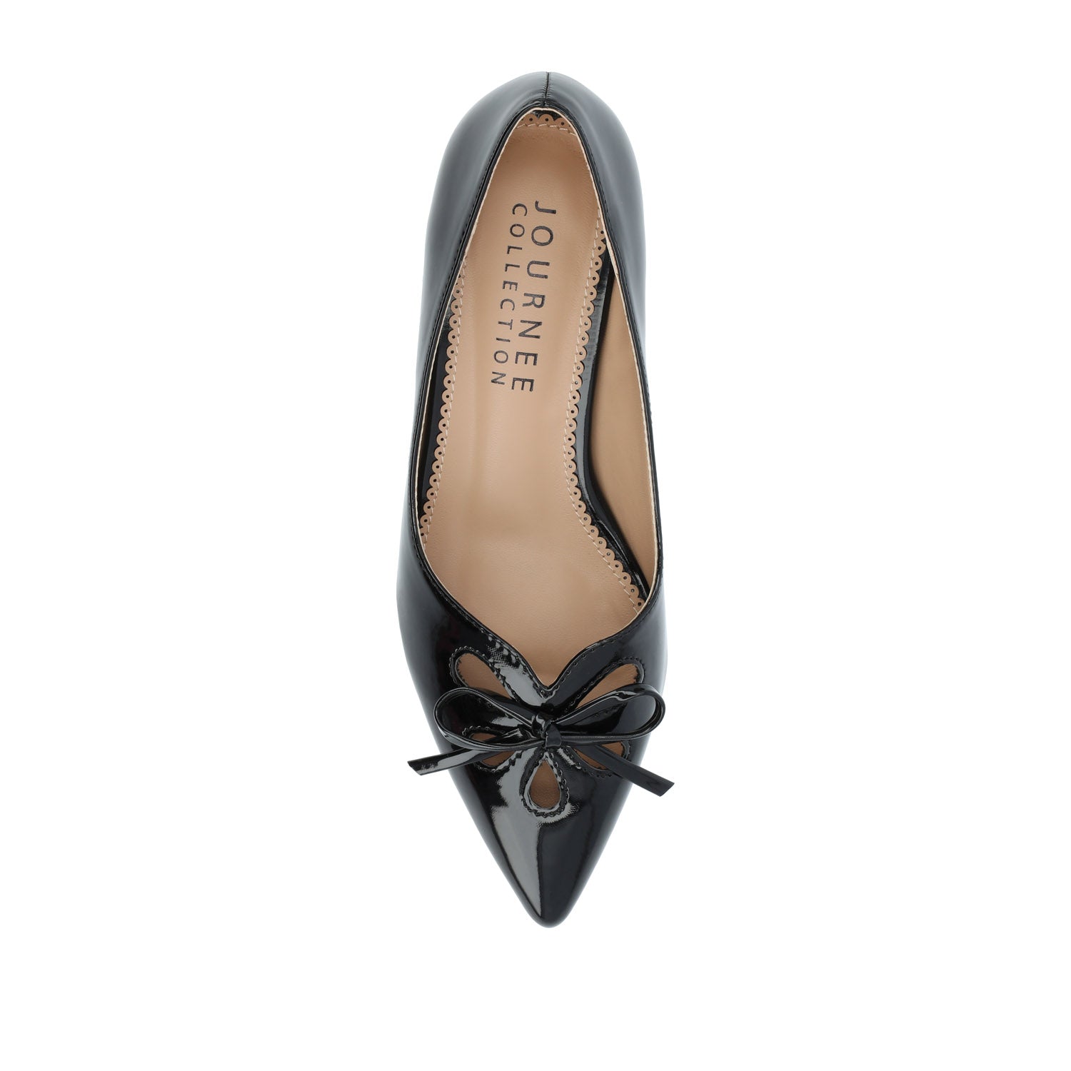 LUTANA KITTEN HEELS IN PATENT - Black