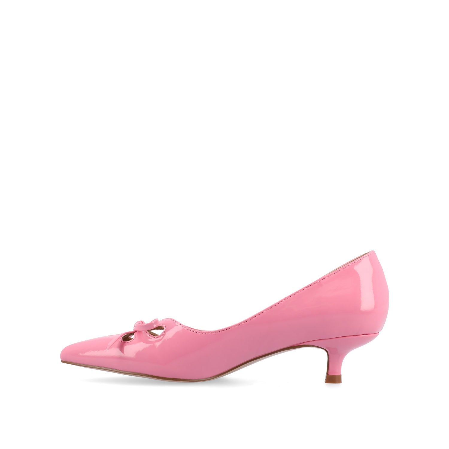 LUTANA KITTEN HEELS IN PATENT - Pink