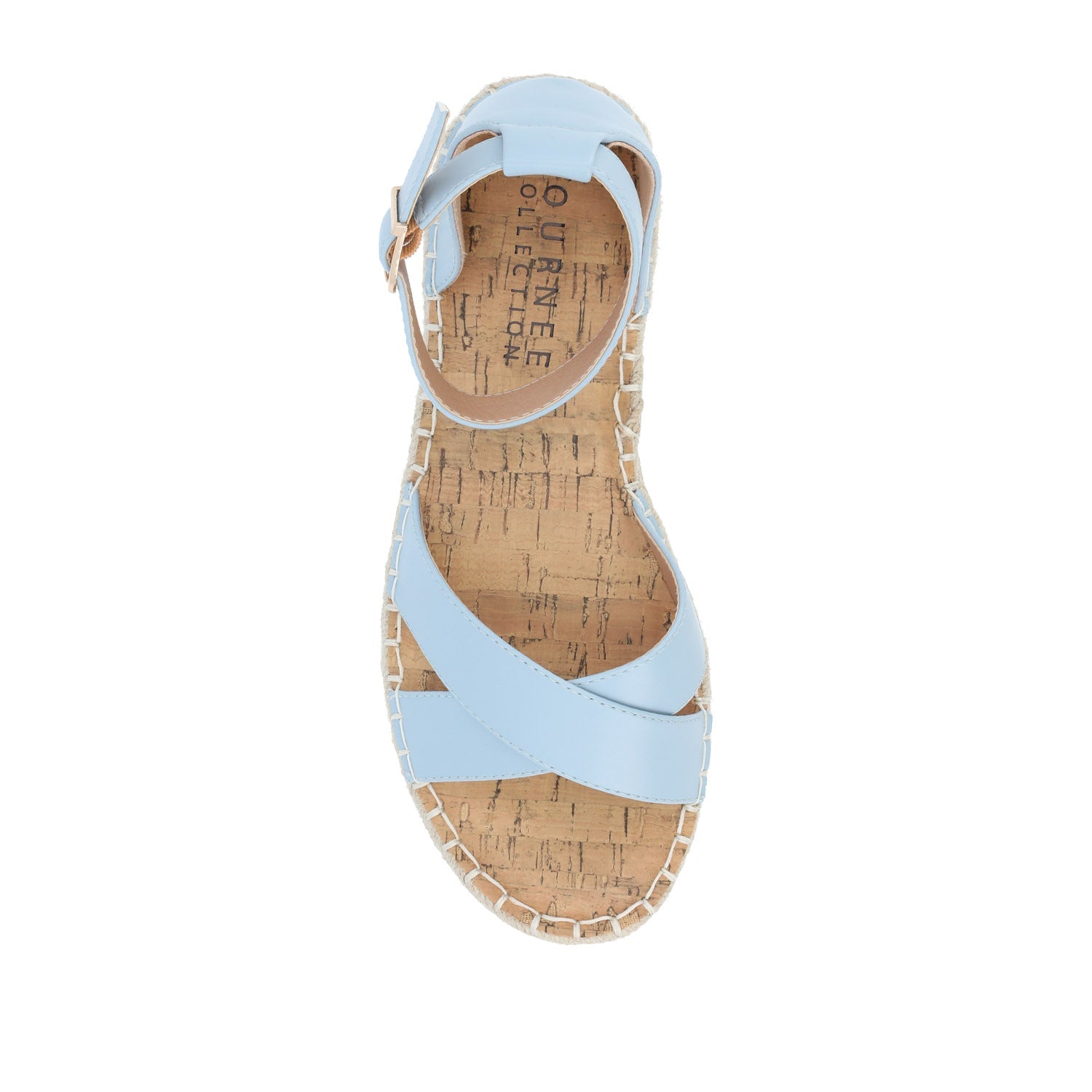 LYDDIA ESPADRILLE SANDALS IN WIDE - Blue