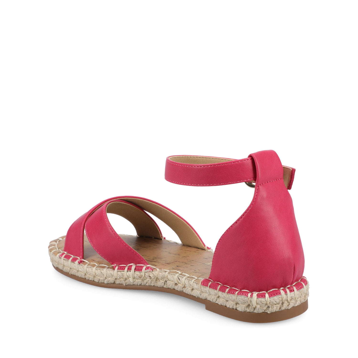 LYDDIA ESPADRILLE SANDALS IN WIDE - Hot Pink