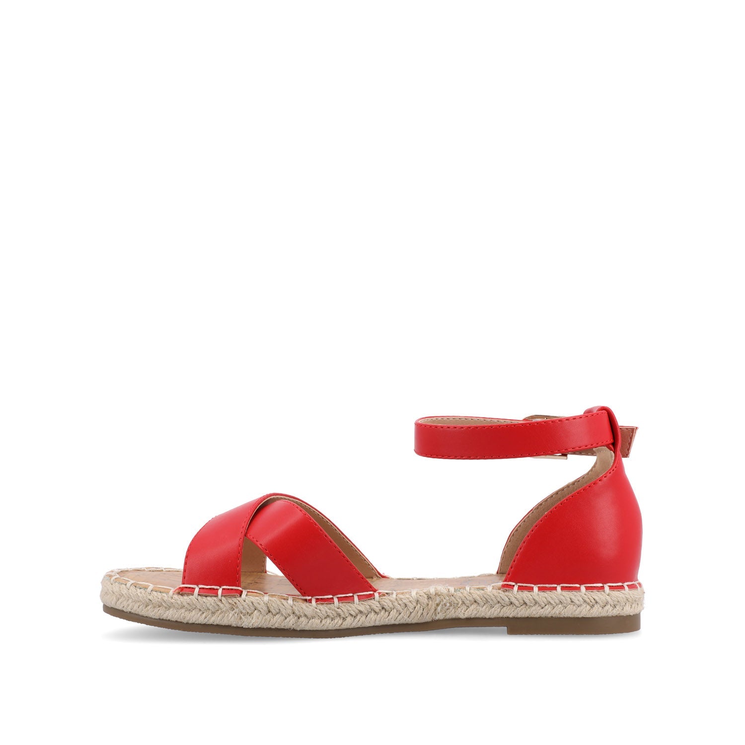 LYDDIA ESPADRILLE SANDALS IN WIDE - Red