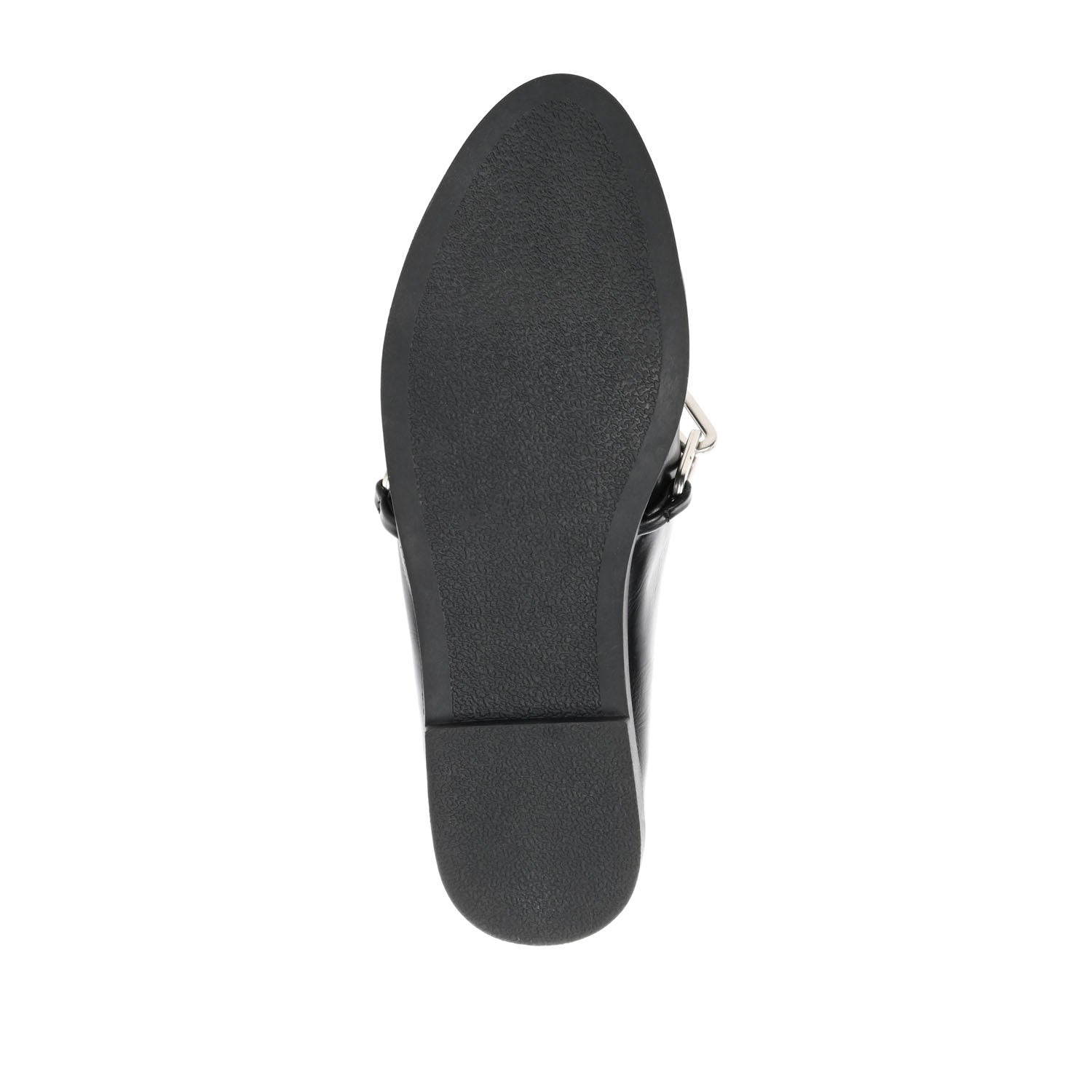 MADISON APRON TOE LOAFER IN VEGAN LEATHER - Black
