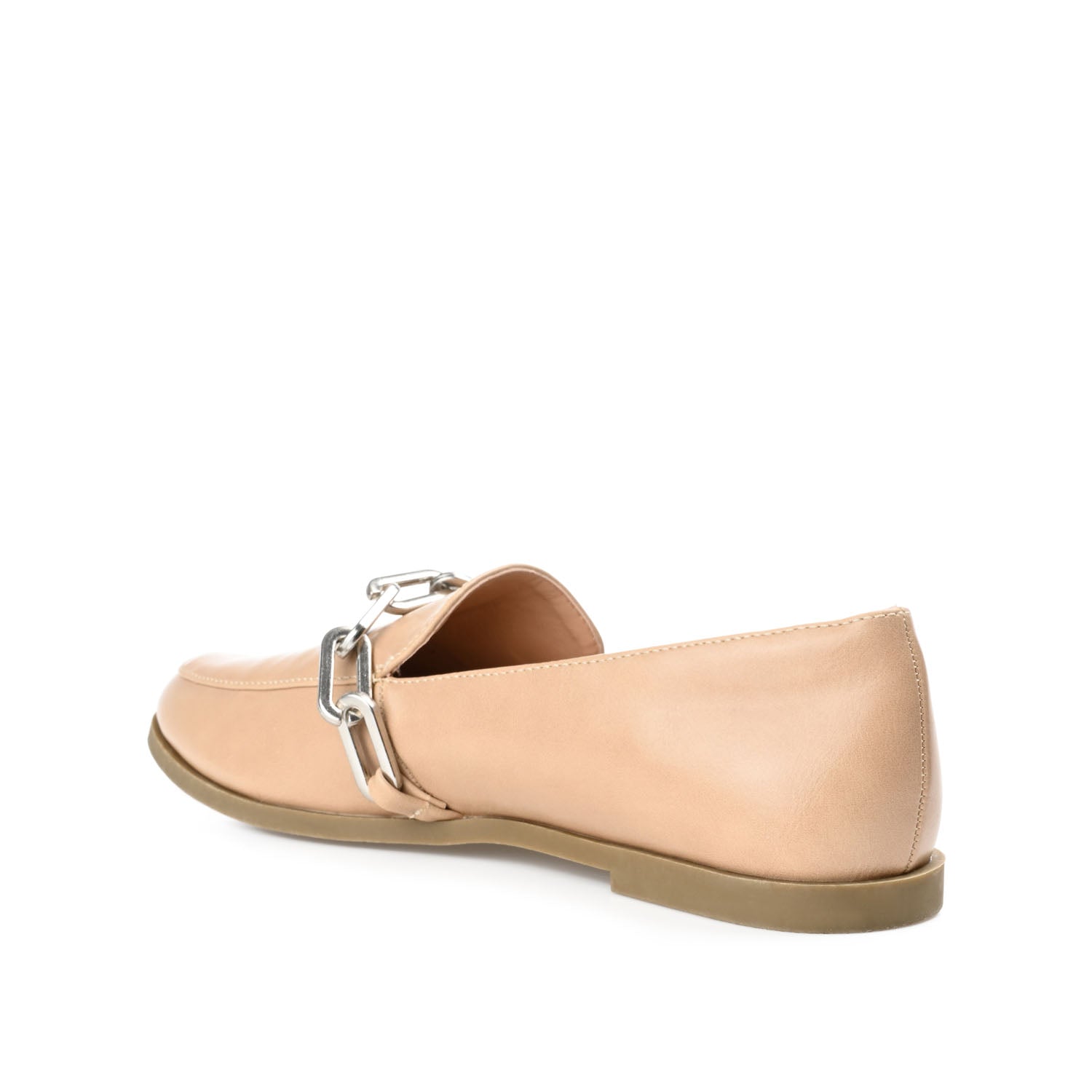 MADISON APRON TOE LOAFER IN VEGAN LEATHER - Tan