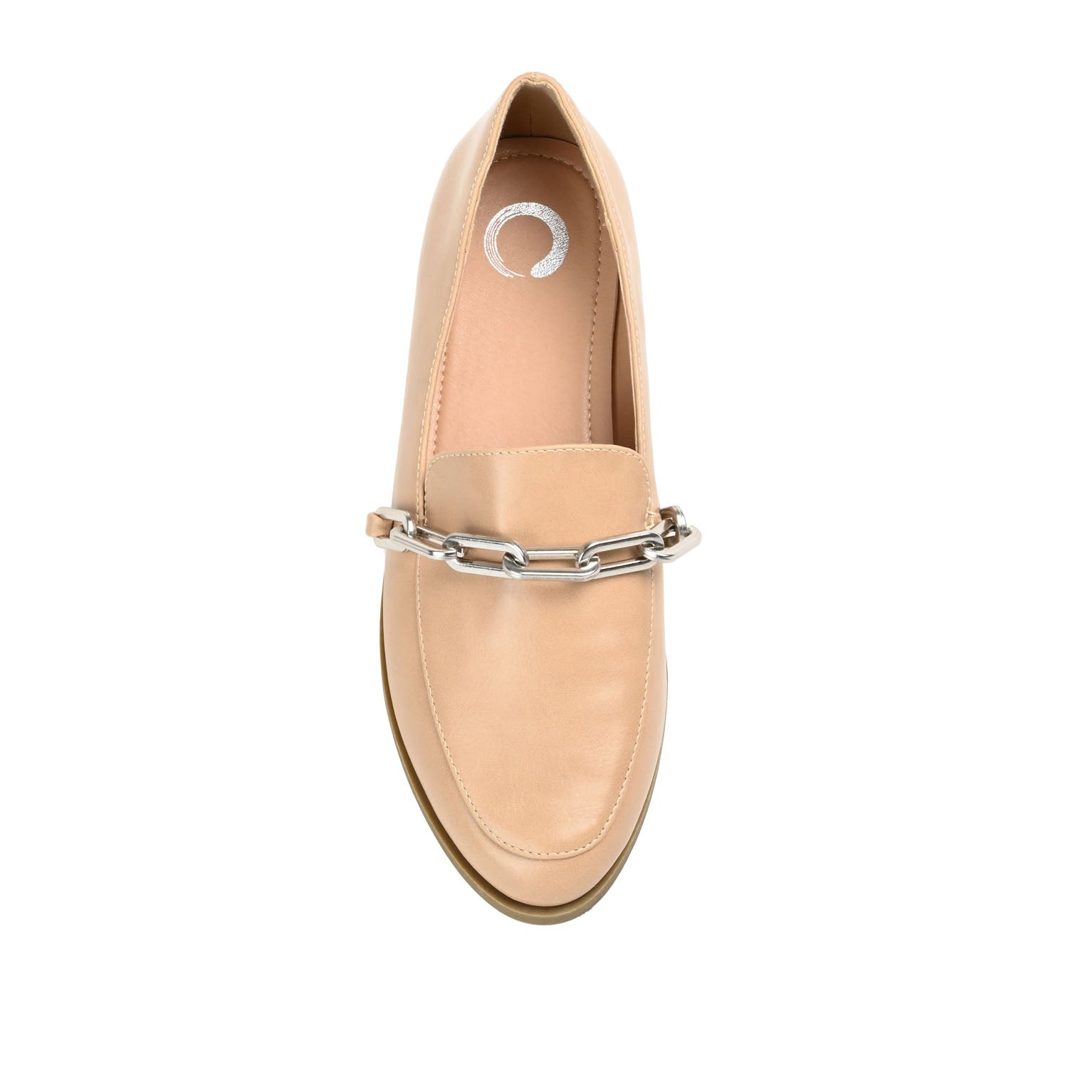 MADISON APRON TOE LOAFER IN VEGAN LEATHER - Tan