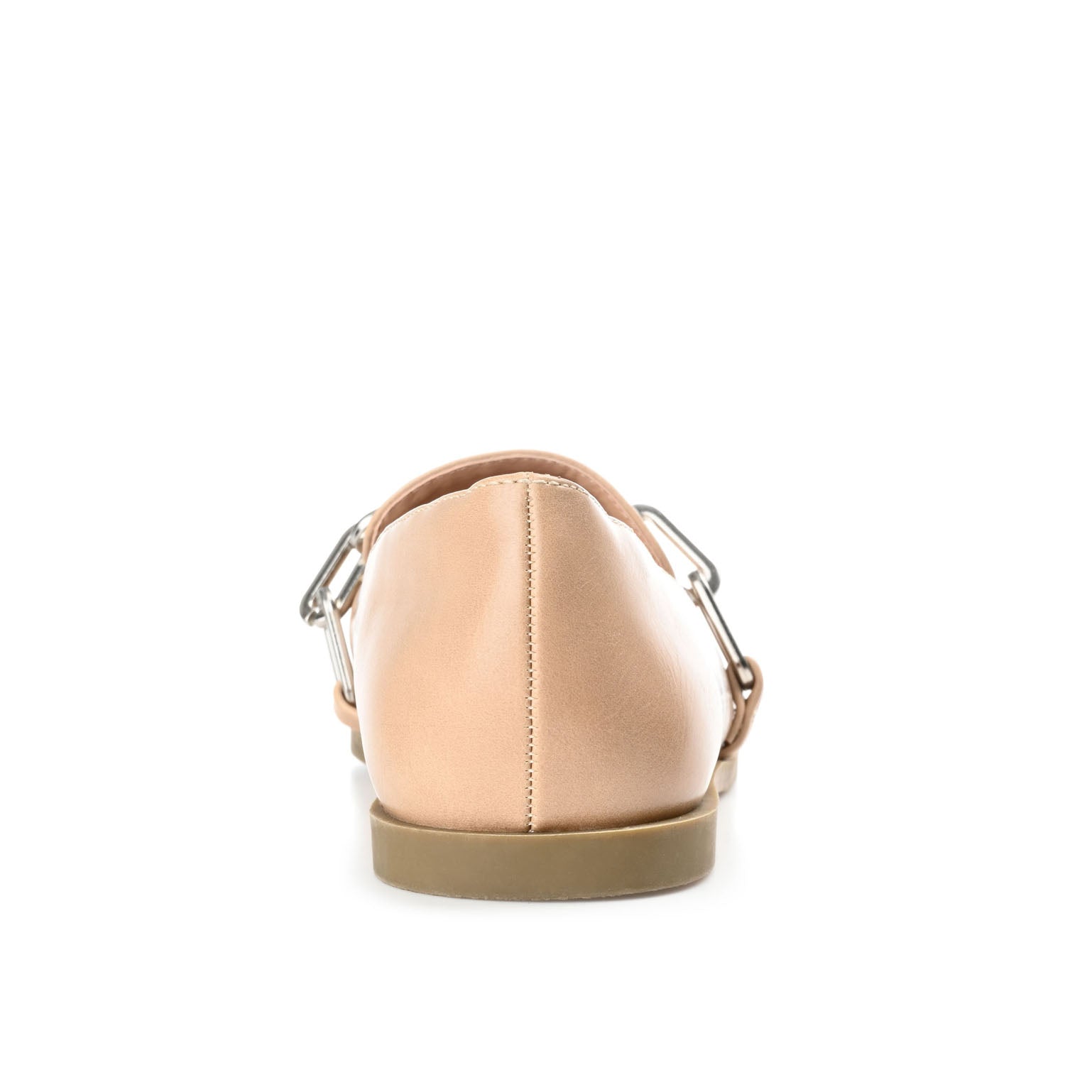 MADISON APRON TOE LOAFER IN VEGAN LEATHER - Tan