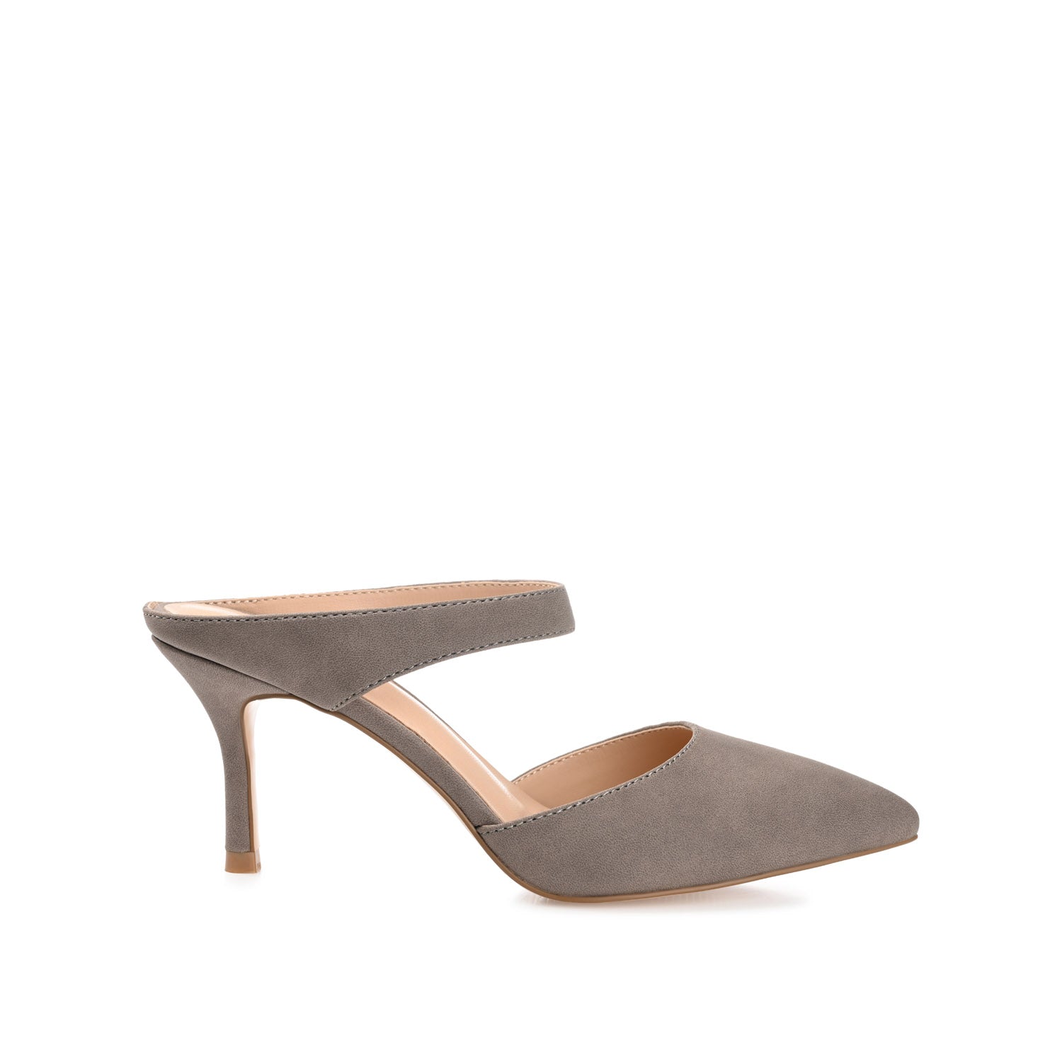 MAEVALI STILETTO HEELS IN VEGAN LEATHER - Taupe