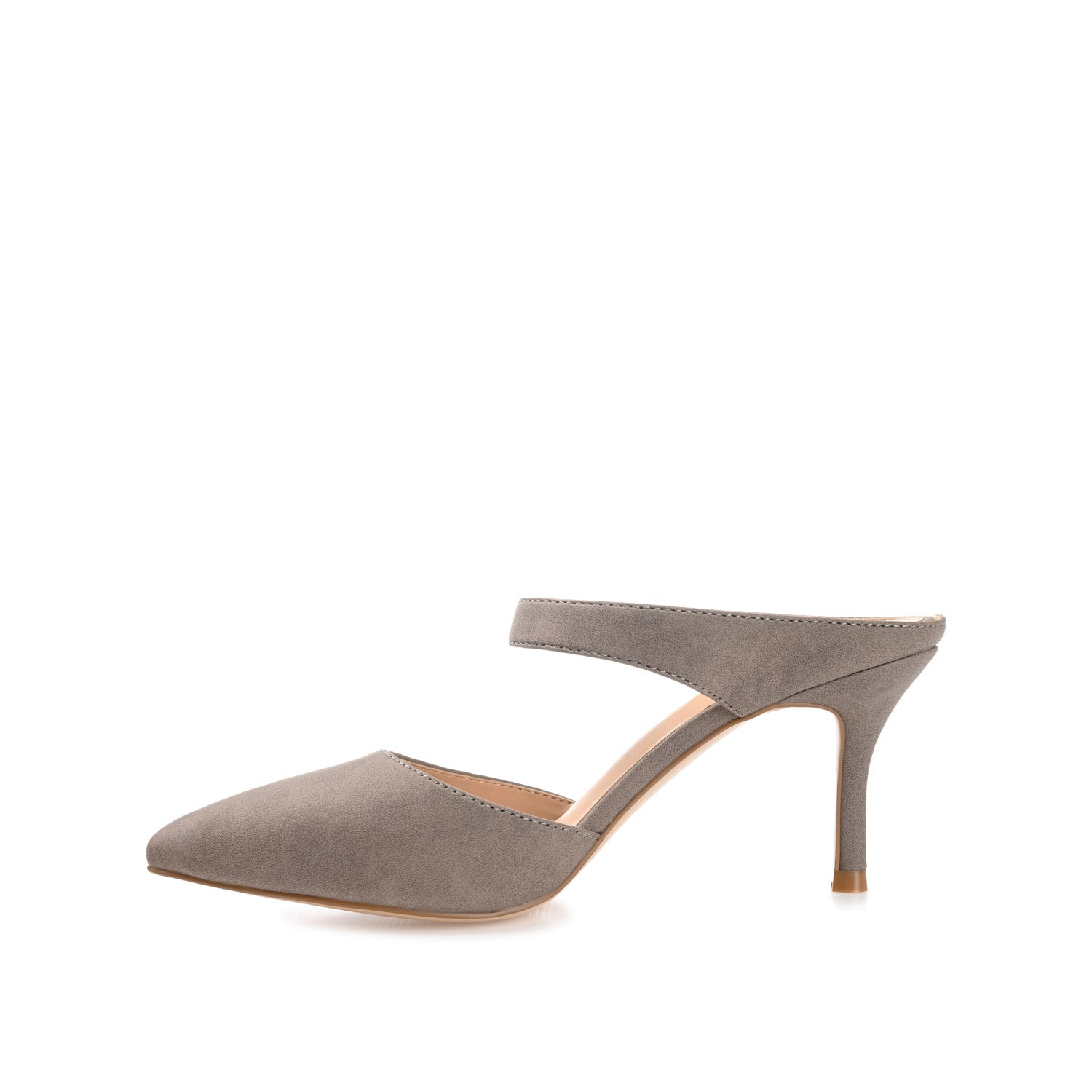 MAEVALI STILETTO HEELS IN VEGAN LEATHER - Taupe
