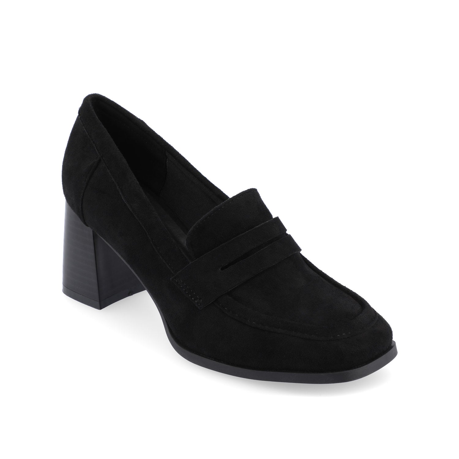 MALLEAH BLOCK HEEL LOAFERS IN WIDE