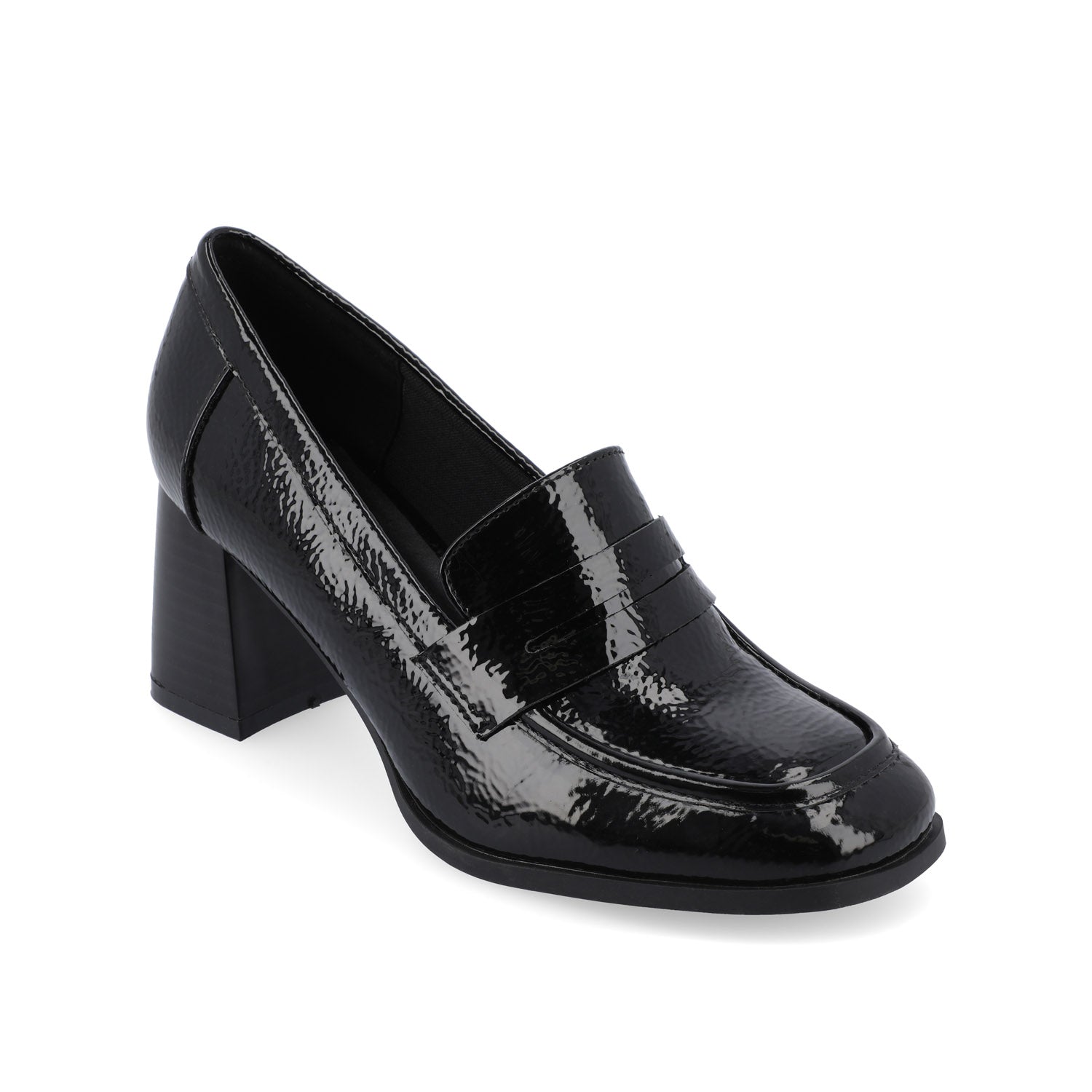 MALLEAH BLOCK HEEL LOAFERS IN WIDE