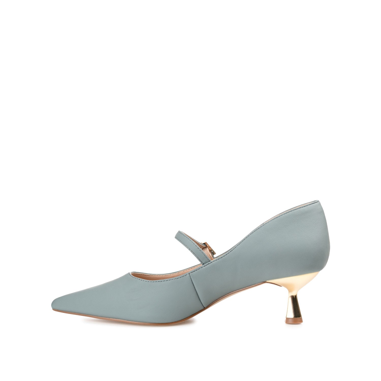 MANZA KITTEN HEELS IN WIDE - Blue